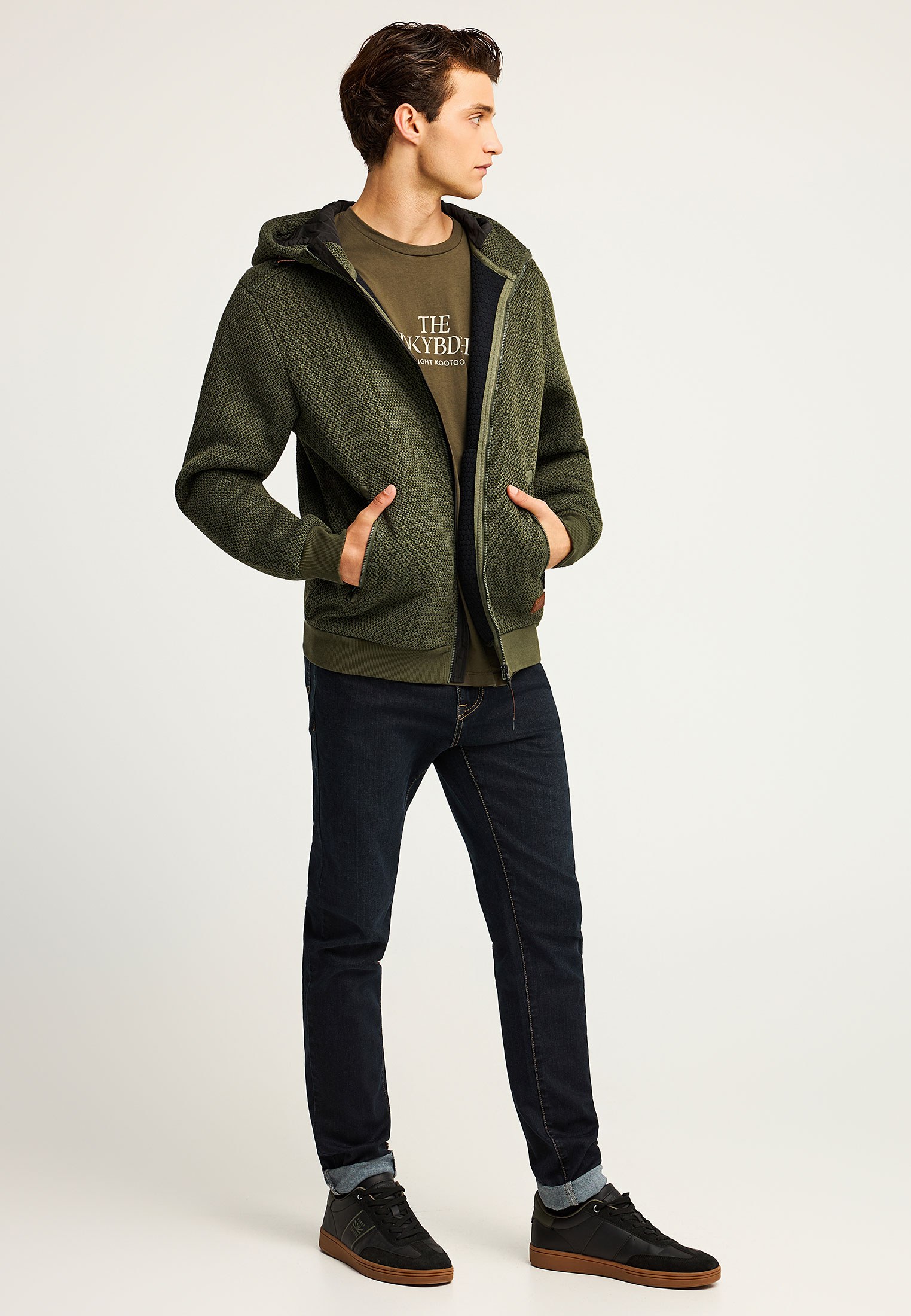 Men's Knitwear Funky Buddha Olive