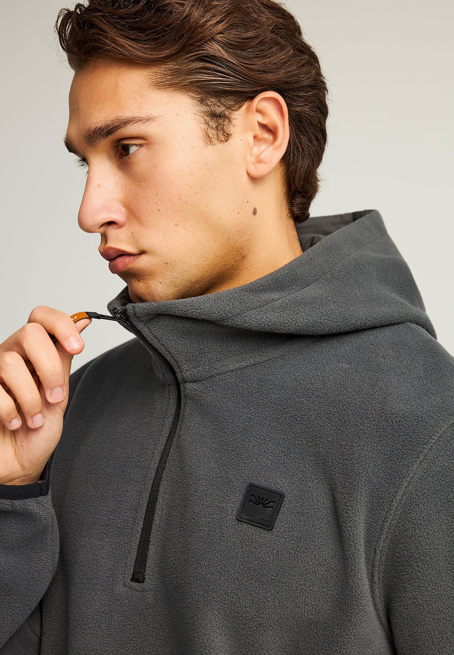 Fleece φούτερ με κουκούλα φωτογραφία