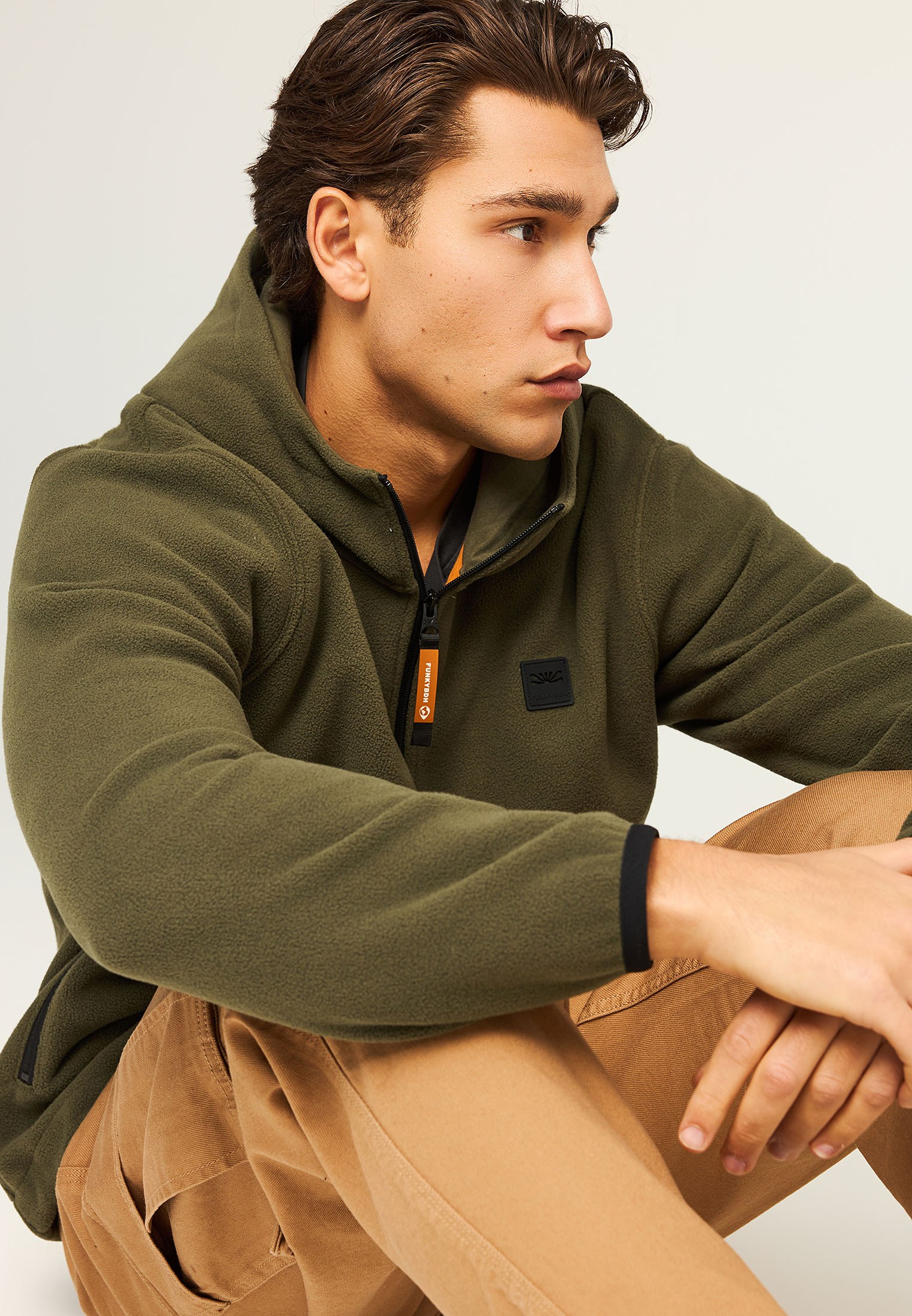 Men's Hoodies & Sweatshirts Funky Buddha Olive