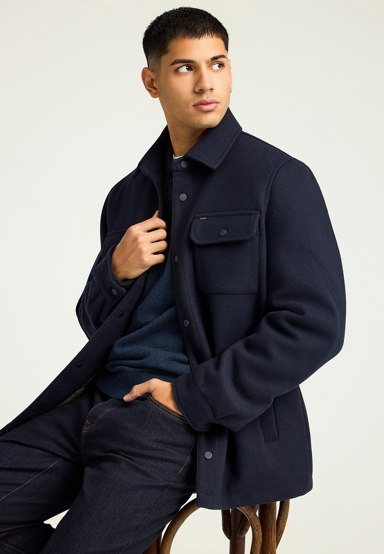 Men's Jackets Funky Buddha Navy