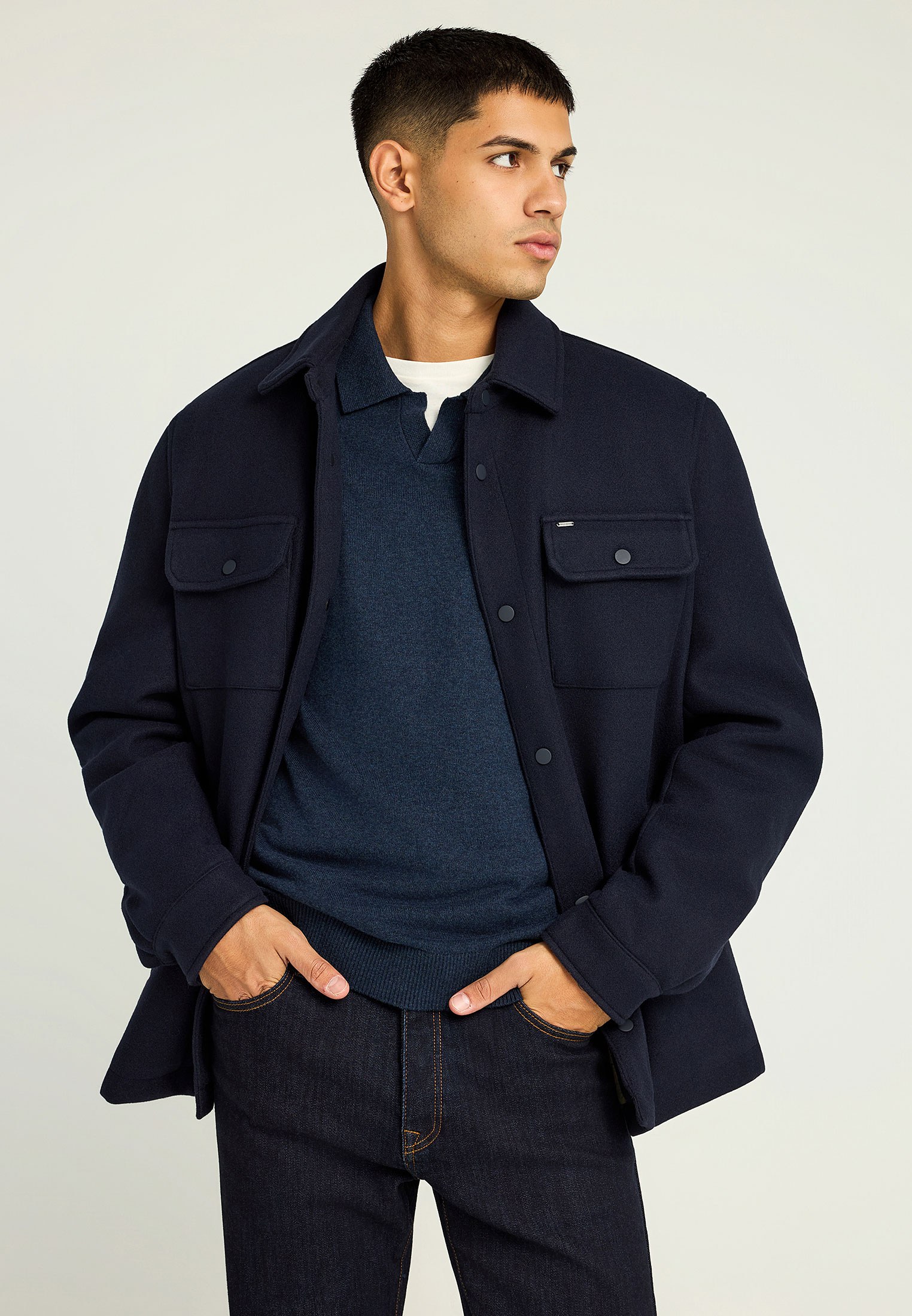 Men's Jackets Funky Buddha Navy