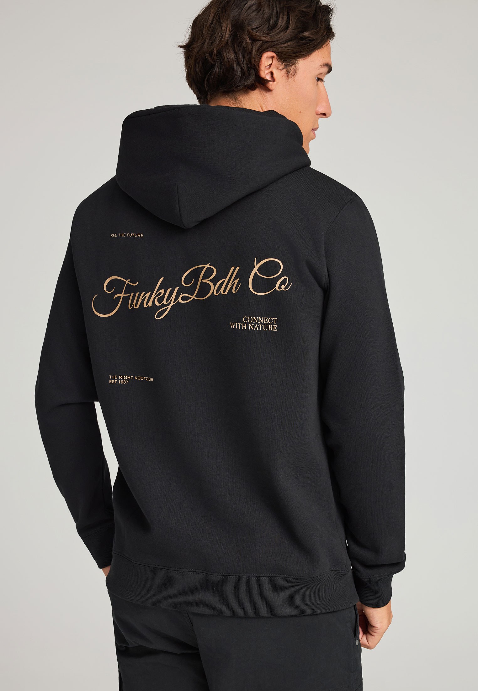 Men's Hoodies & Sweatshirts Funky Buddha Black