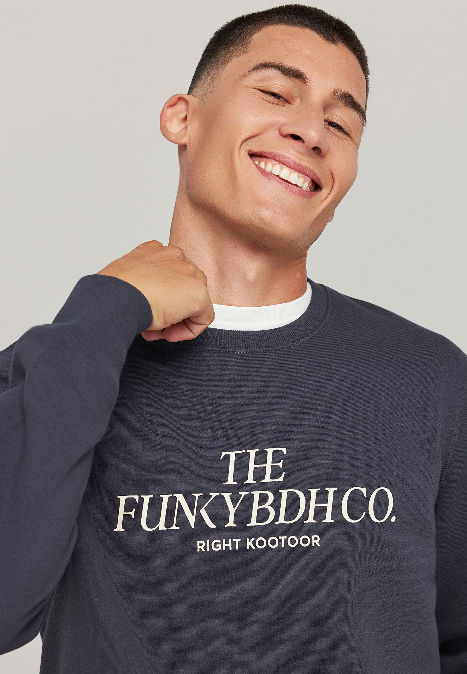 Men's Hoodies & Sweatshirts Funky Buddha Gray