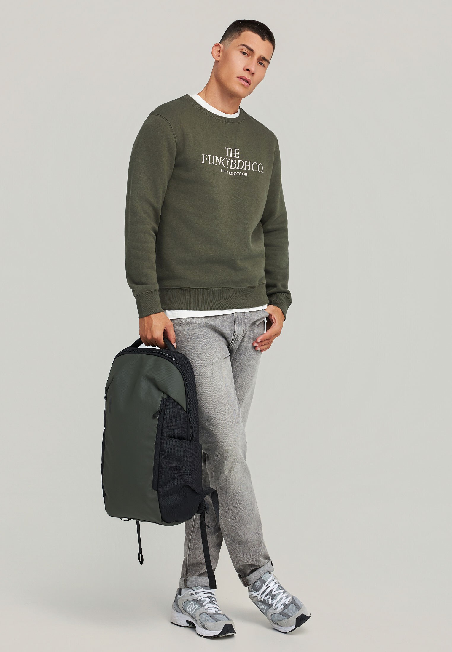 Men's Hoodies & Sweatshirts Funky Buddha Olive