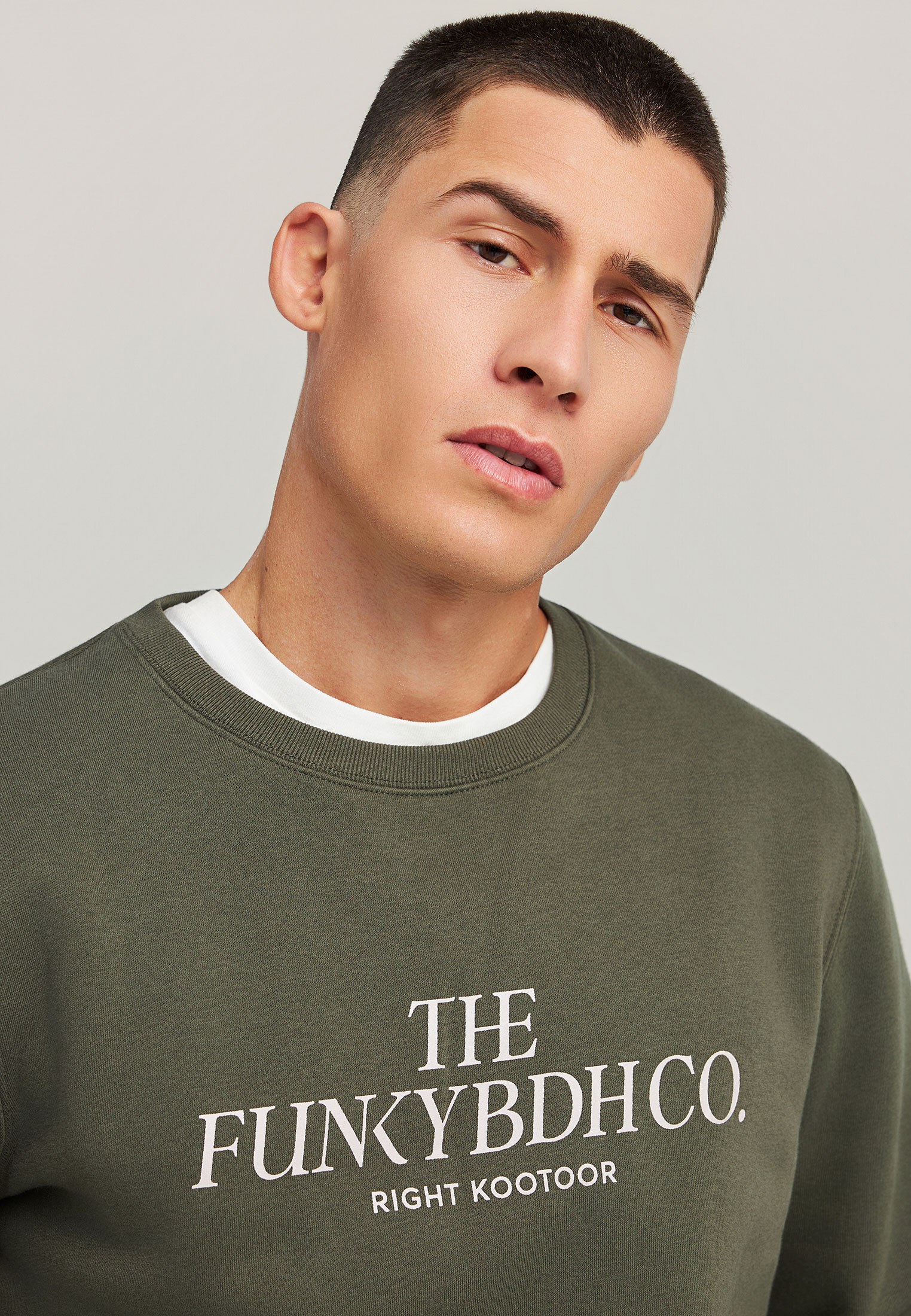 Men's Hoodies & Sweatshirts Funky Buddha Olive