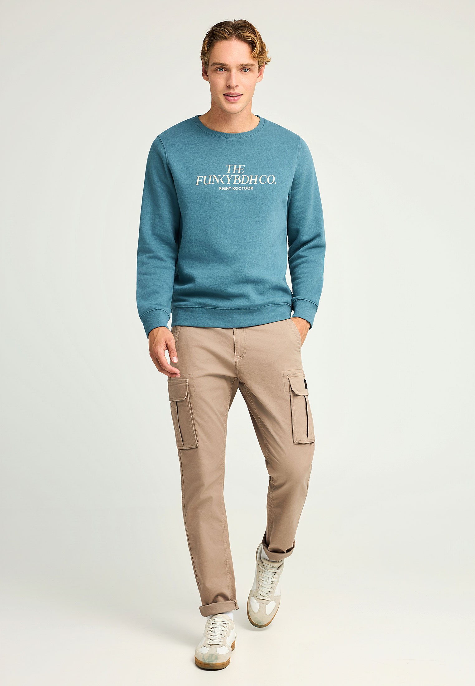 Men's Hoodies & Sweatshirts Funky Buddha Blue