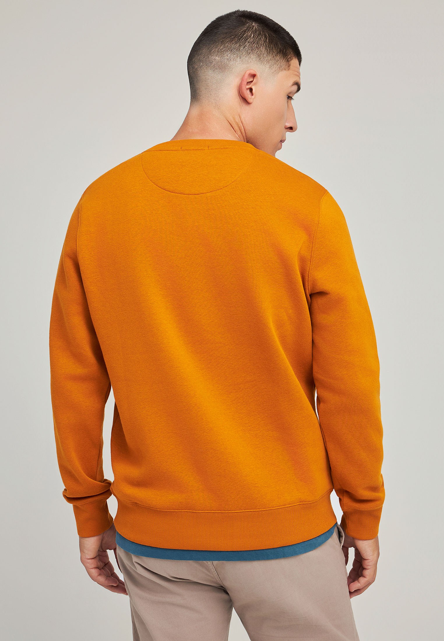 Ανδρικό φούτερ με τυπωμένο logo - The essentials φωτογραφία