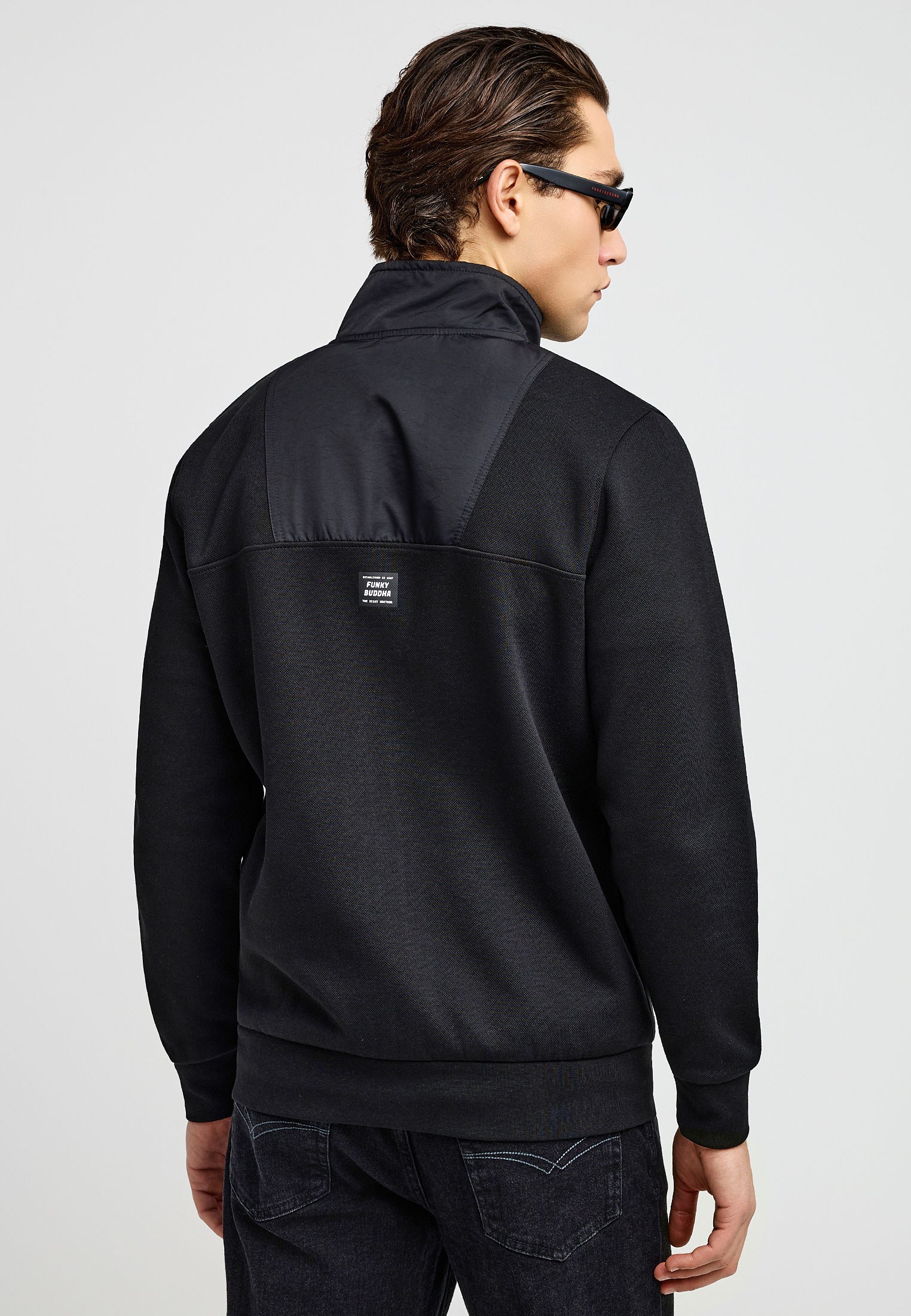 Men's Hoodies & Sweatshirts Funky Buddha Black