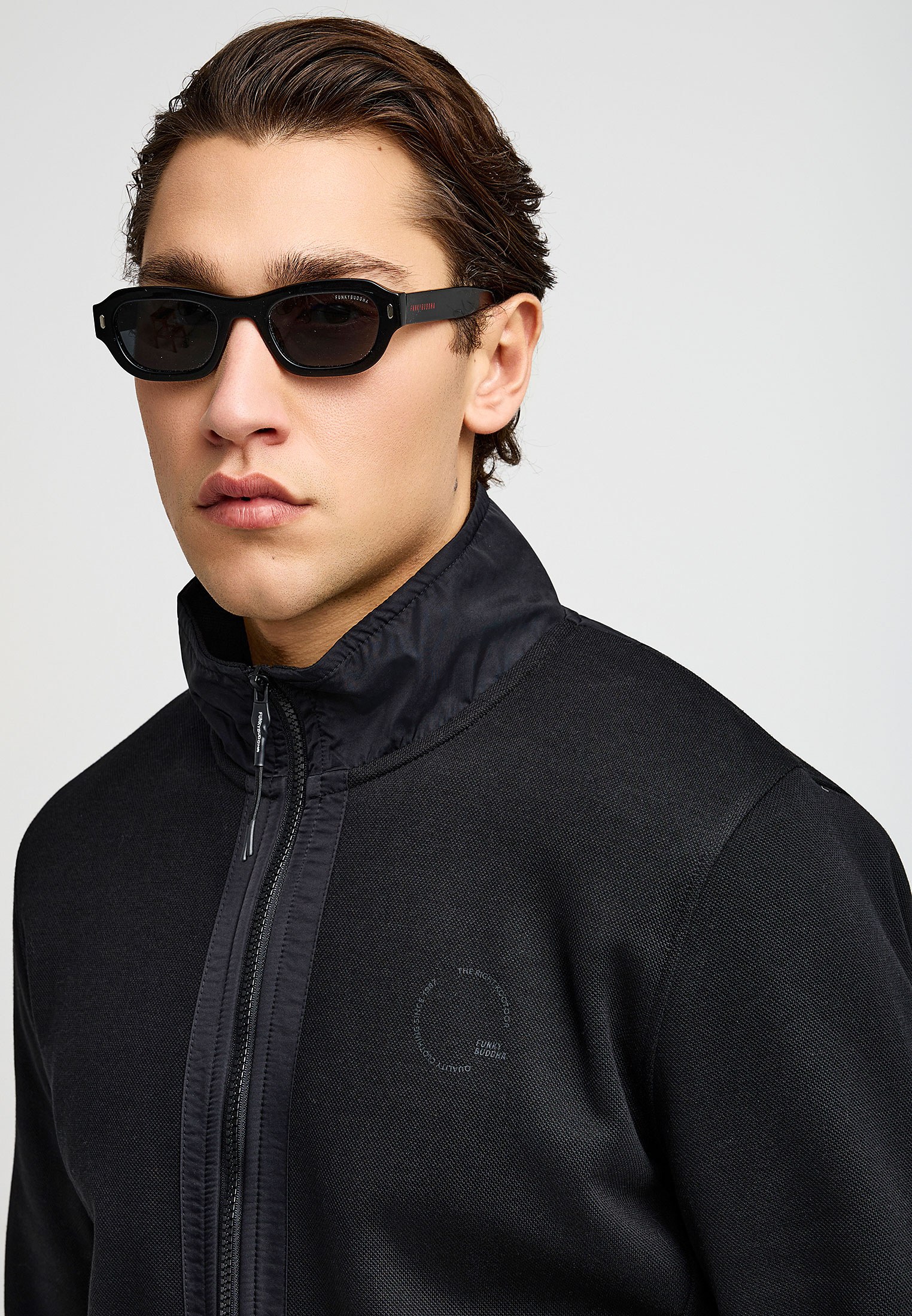 Men's Hoodies & Sweatshirts Funky Buddha Black