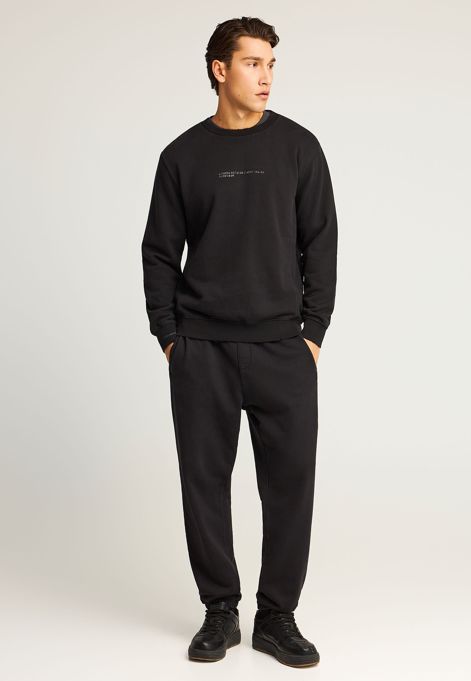 Men's Hoodies & Sweatshirts Funky Buddha Gray