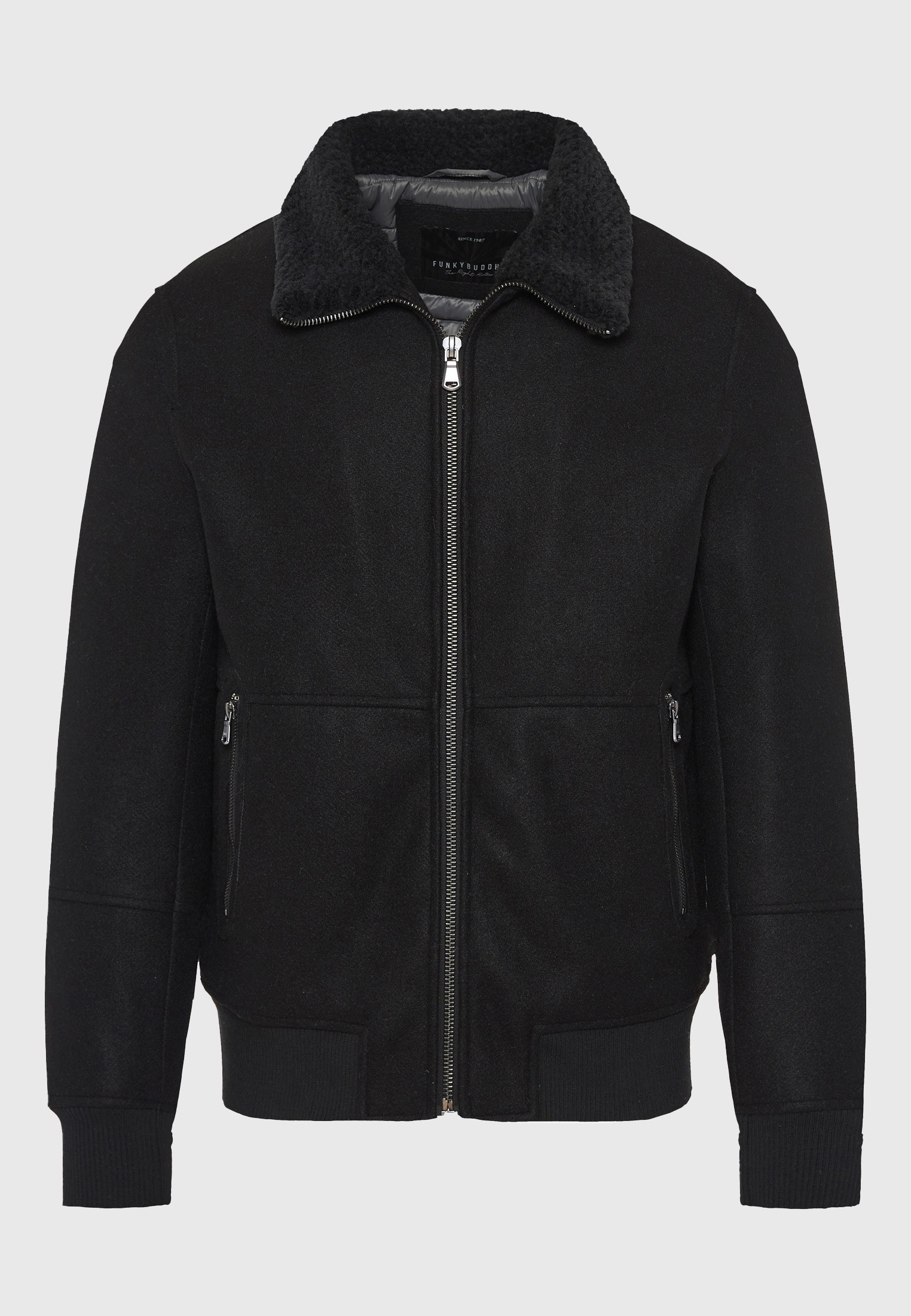Men's Jackets Funky Buddha Black
