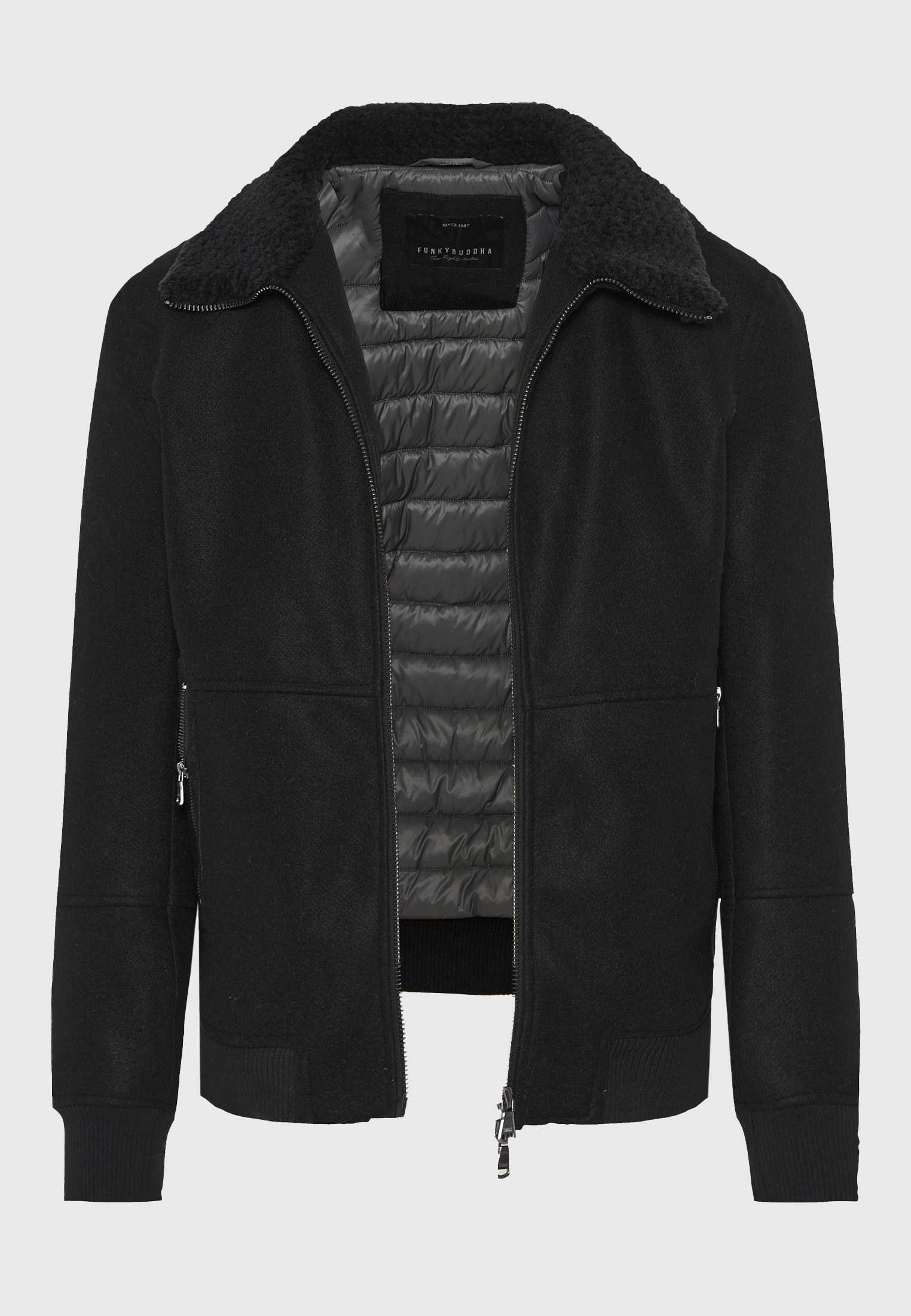 Men's Jackets Funky Buddha Black