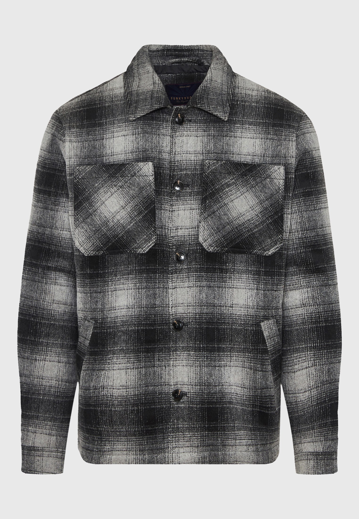 Men's Jackets Funky Buddha Gray