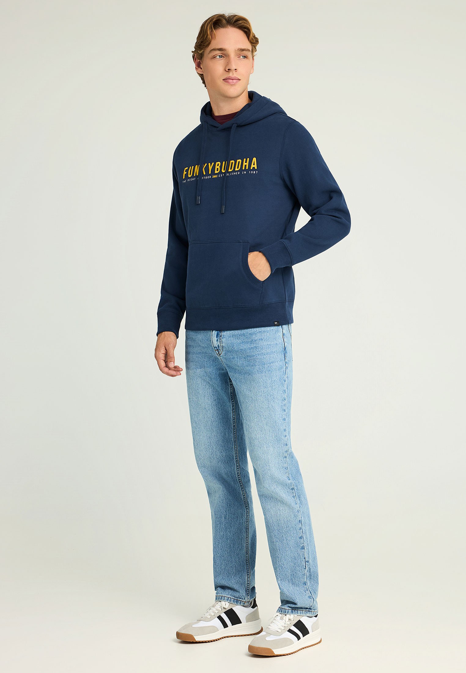 Men's Hoodies & Sweatshirts Funky Buddha Navy