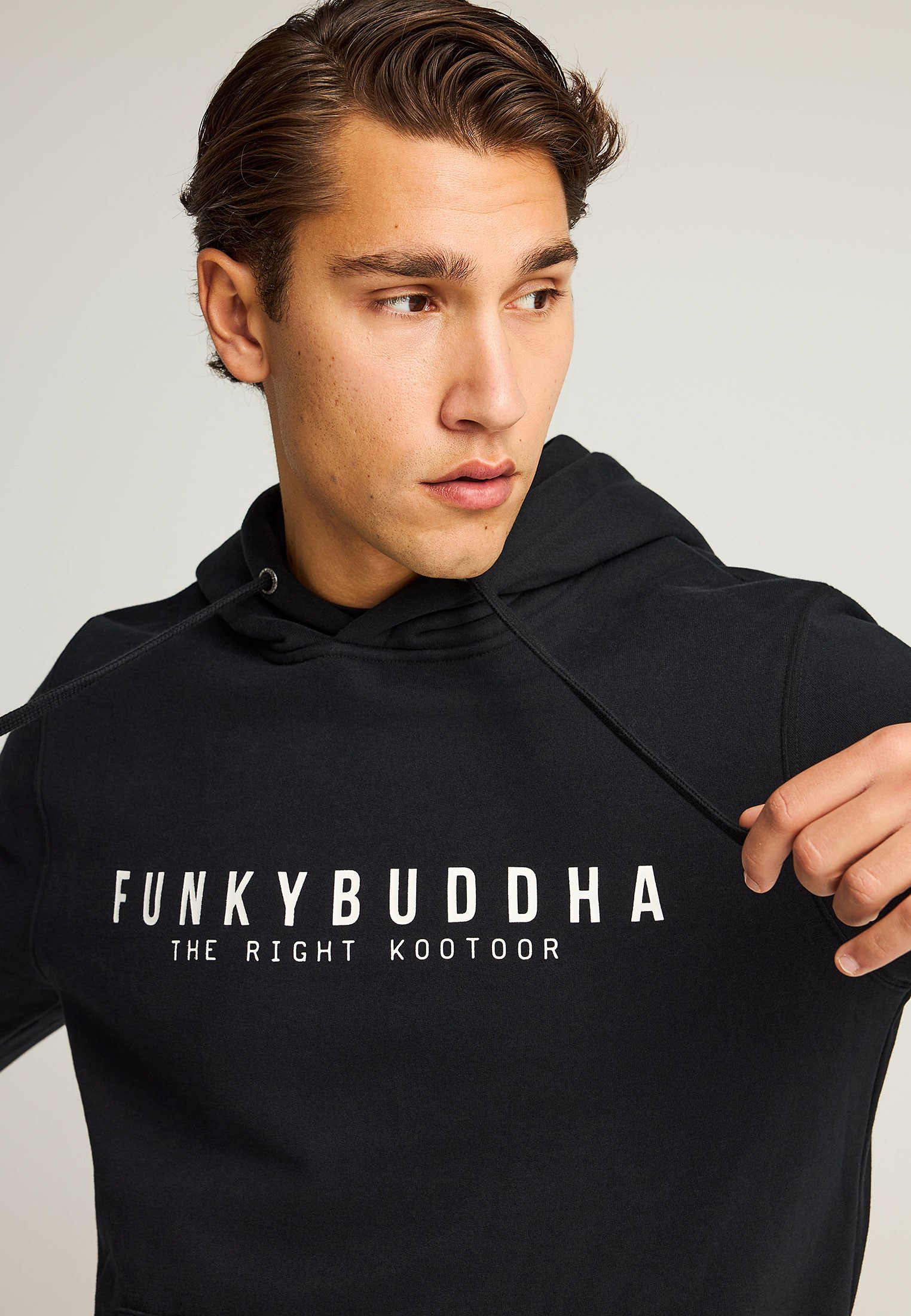 Men's Hoodies & Sweatshirts Funky Buddha Black