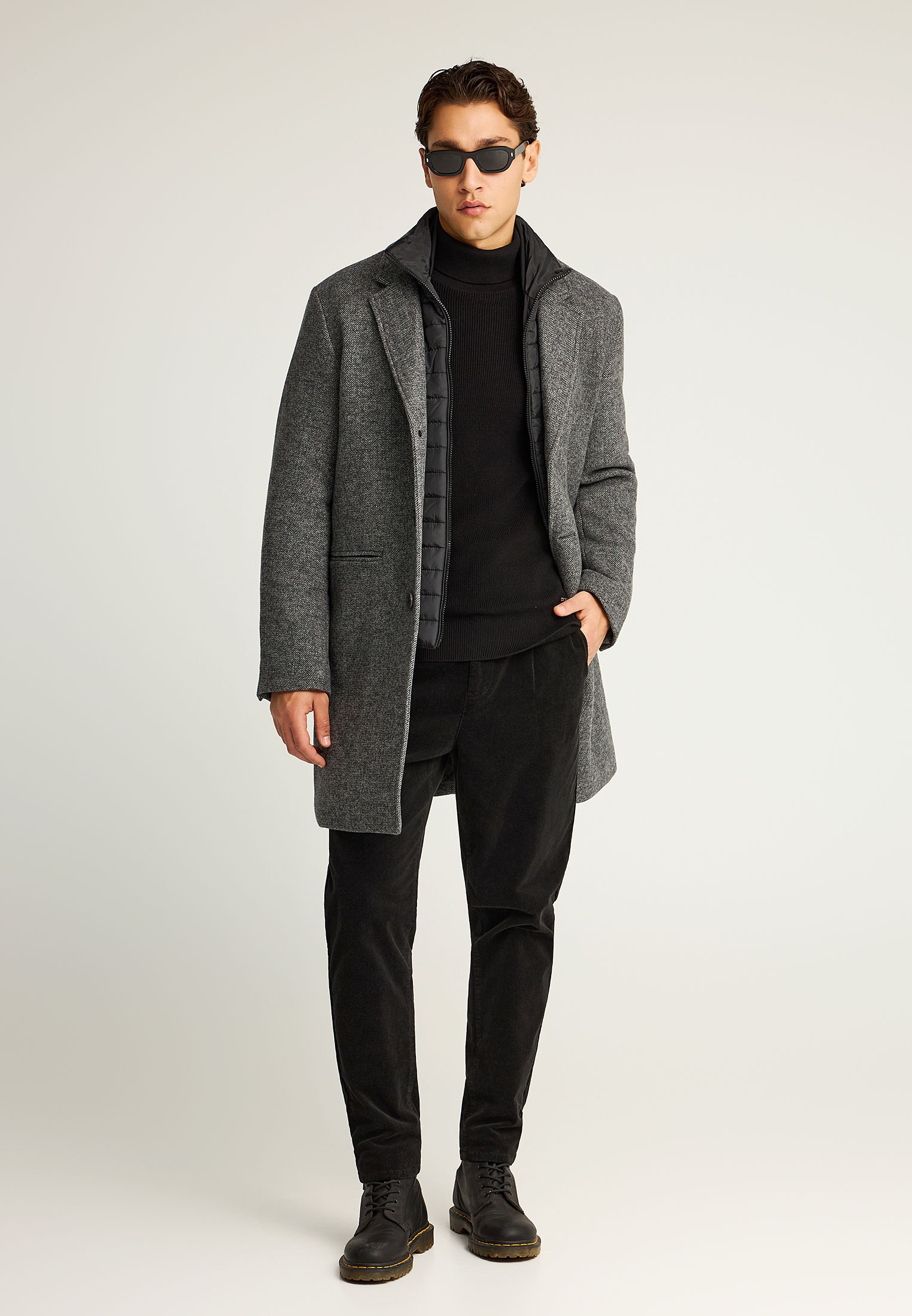 Men's Jackets Funky Buddha Gray