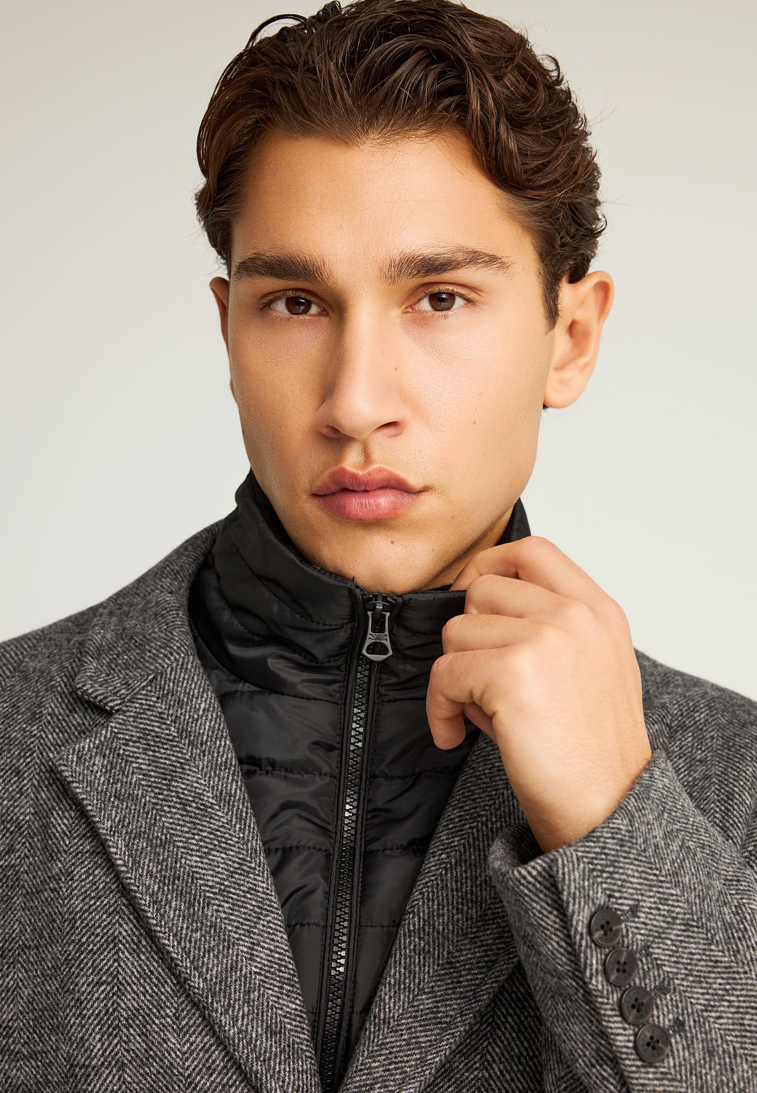 Men's Jackets Funky Buddha Gray