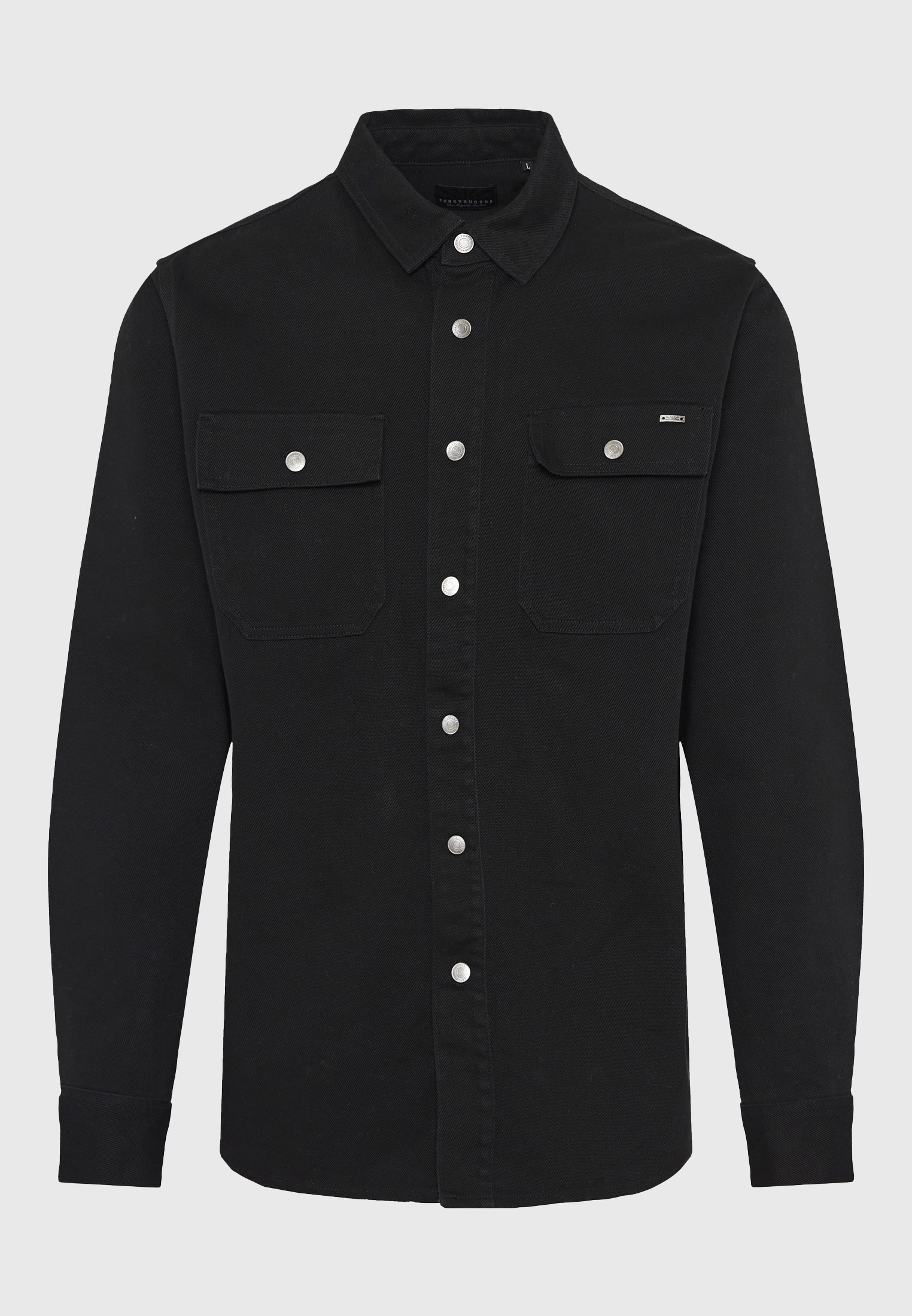 Men's Shirts Funky Buddha Black