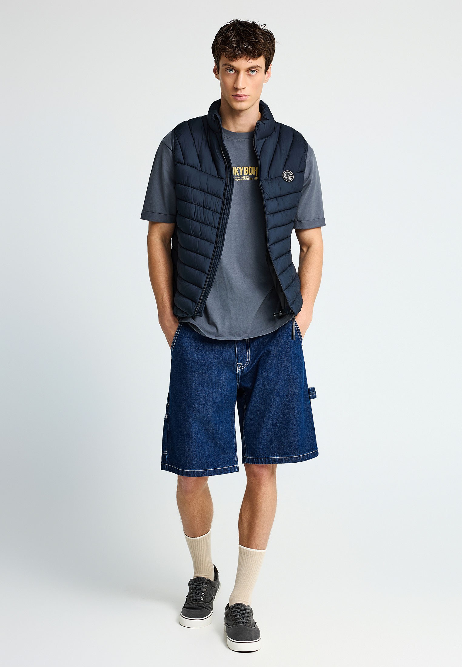 Men's Vests Funky Buddha Navy