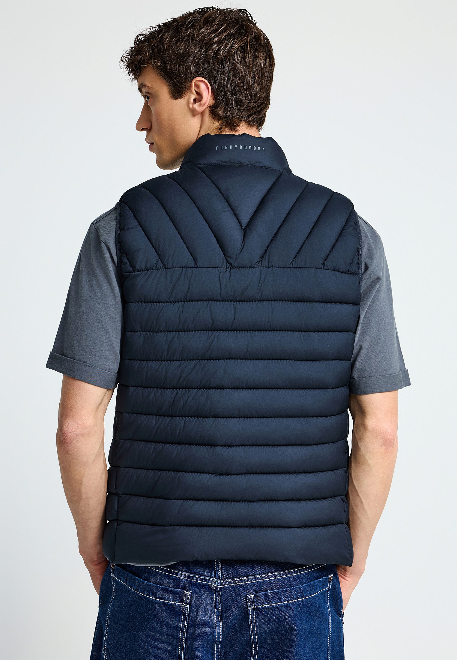Men's Vests Funky Buddha Navy