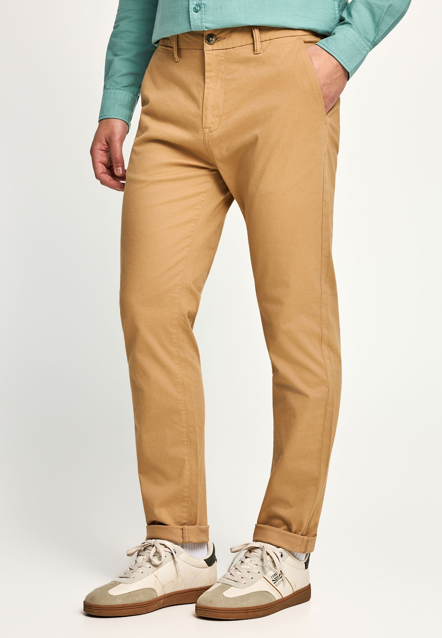 Men's Trousers Funky Buddha Beige