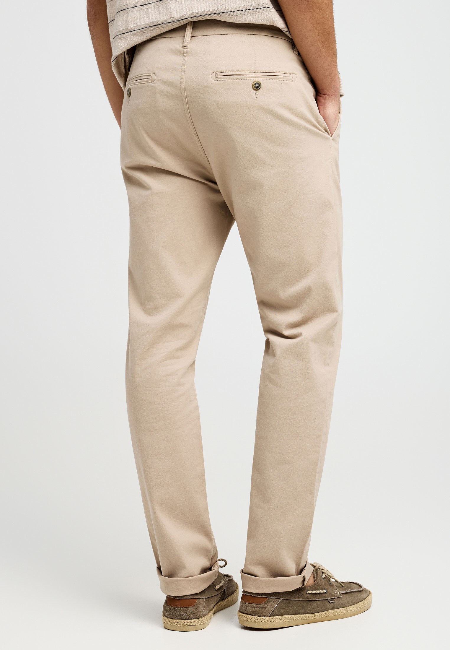 Men's Trousers Funky Buddha Beige