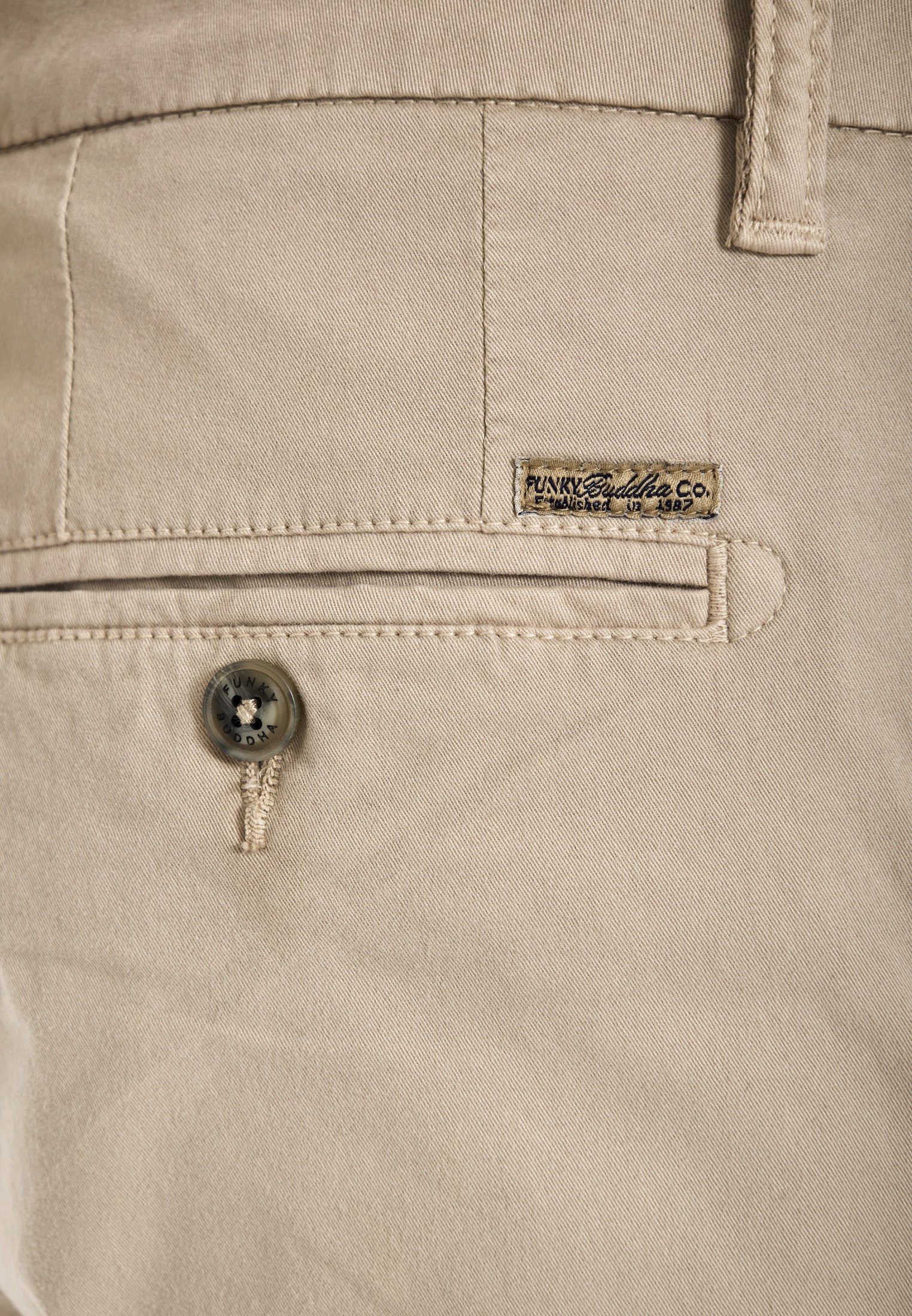 Men's Trousers Funky Buddha Beige