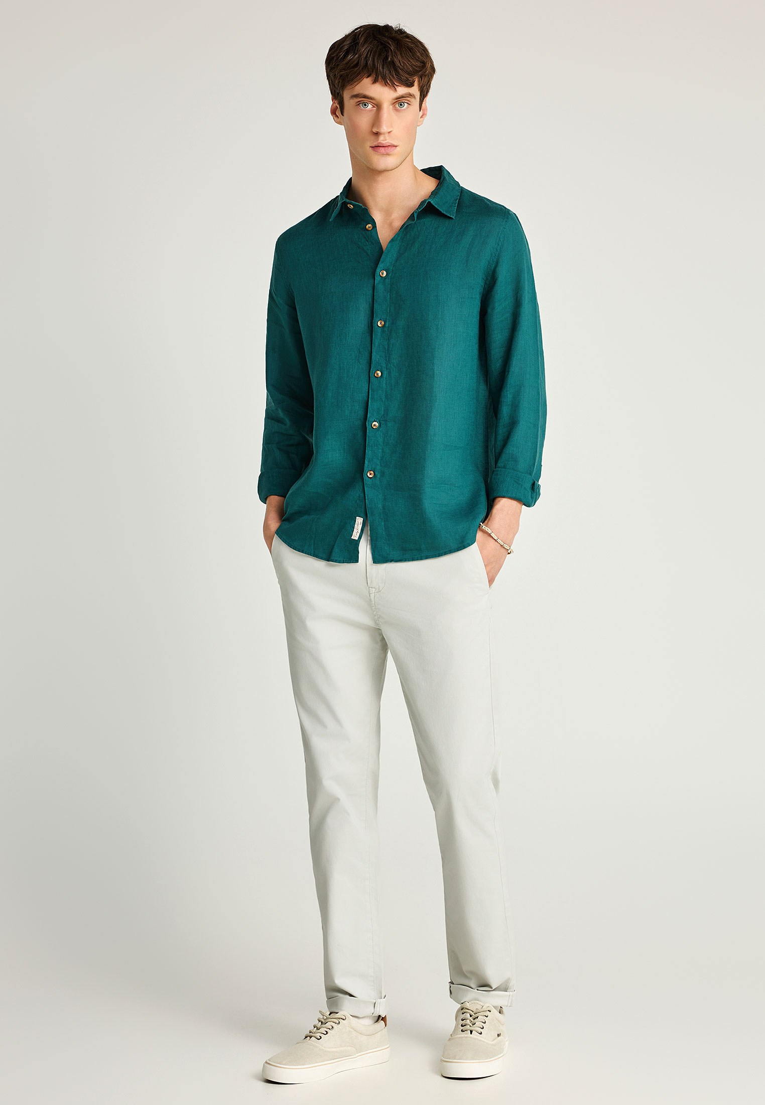 Men's Trousers Funky Buddha Beige