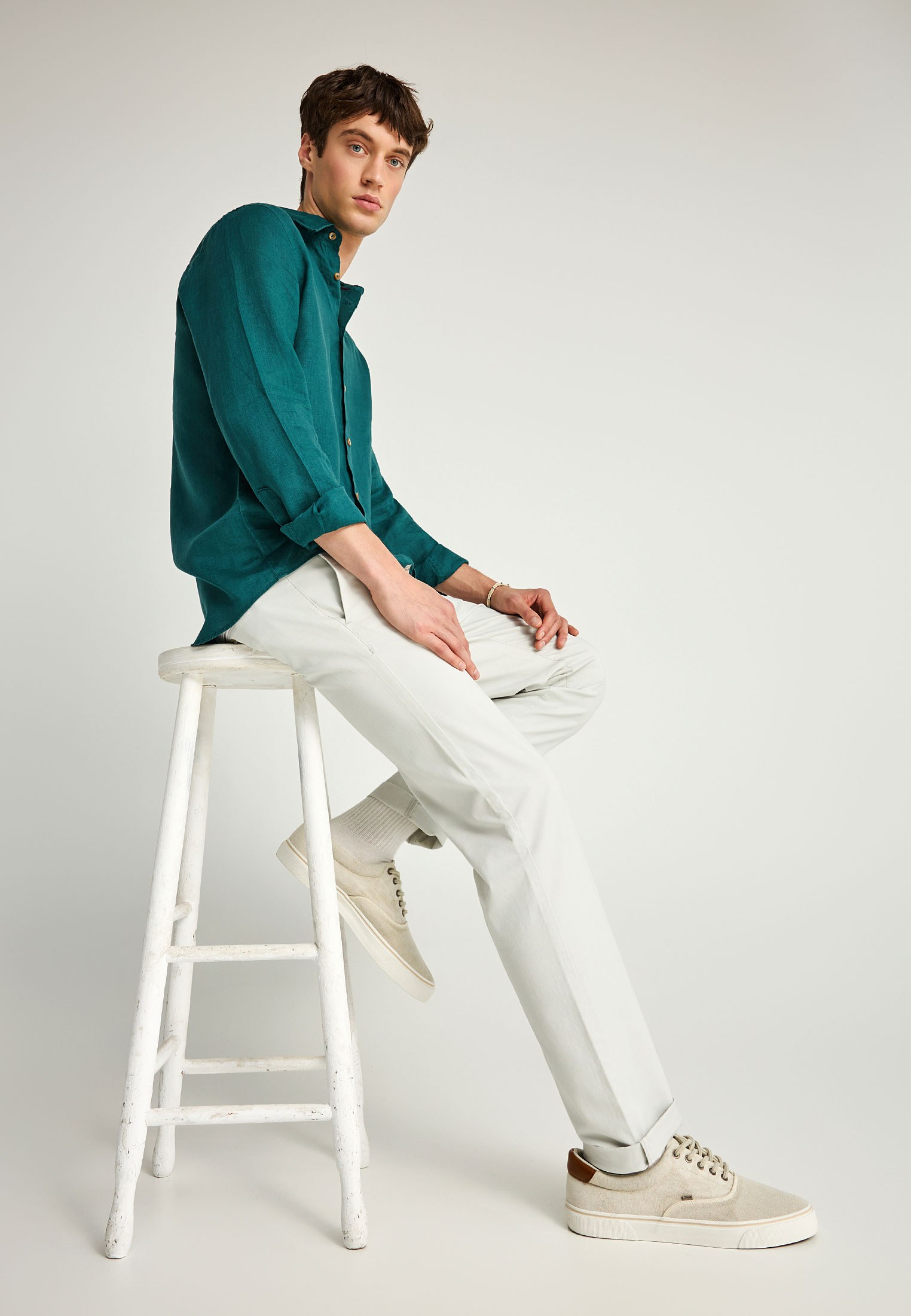 Men's Trousers Funky Buddha Beige