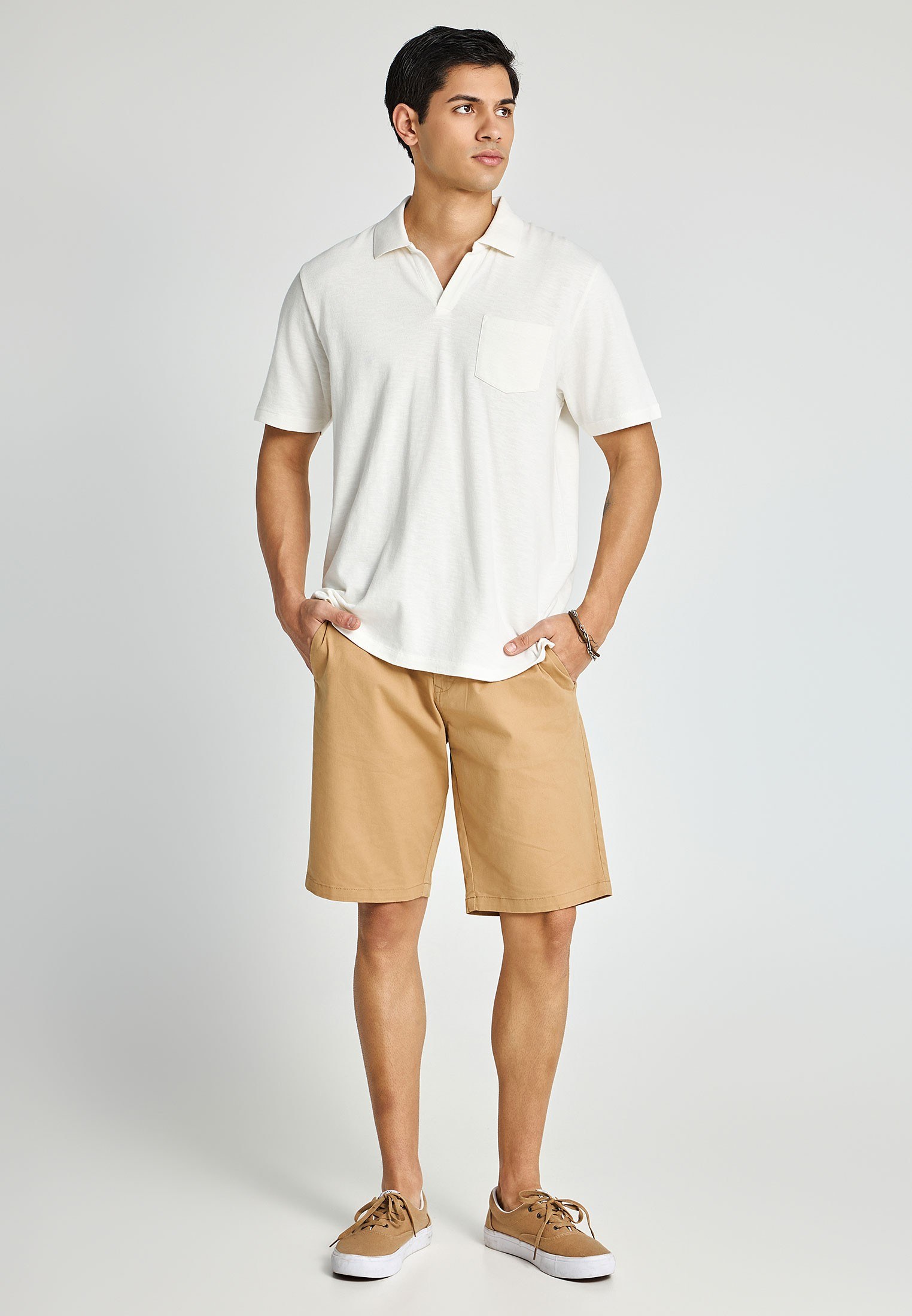 Men's Trousers Funky Buddha Beige