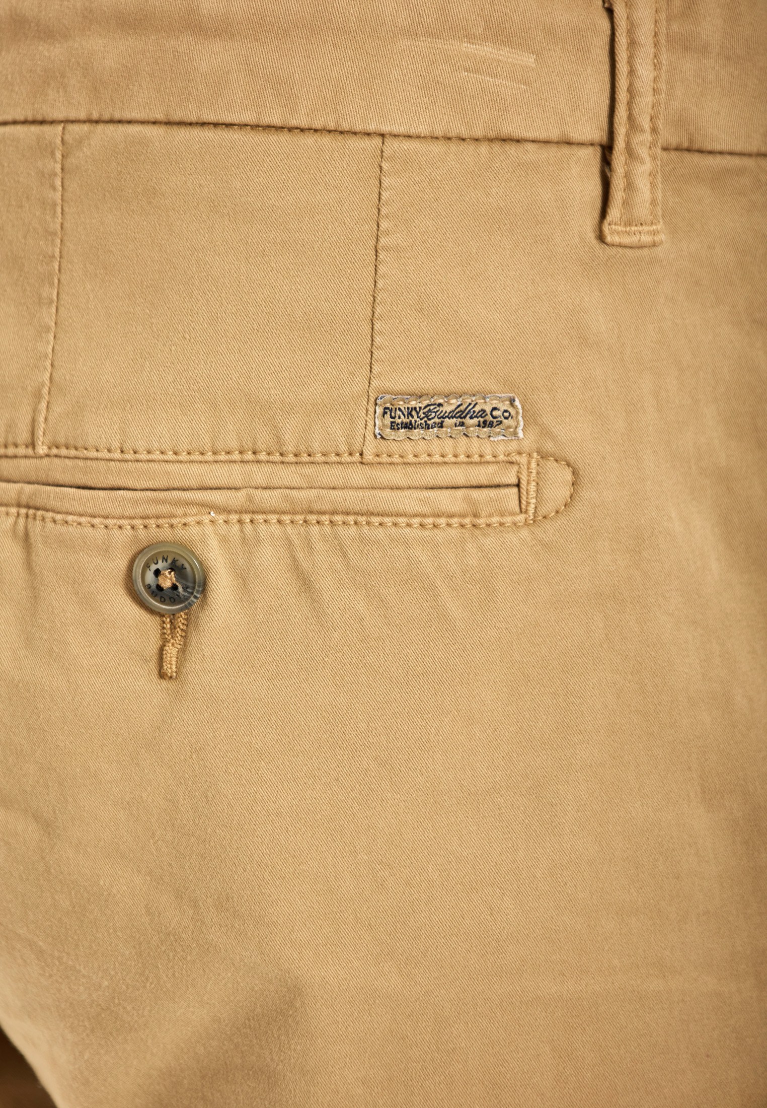 Men's Trousers Funky Buddha Beige