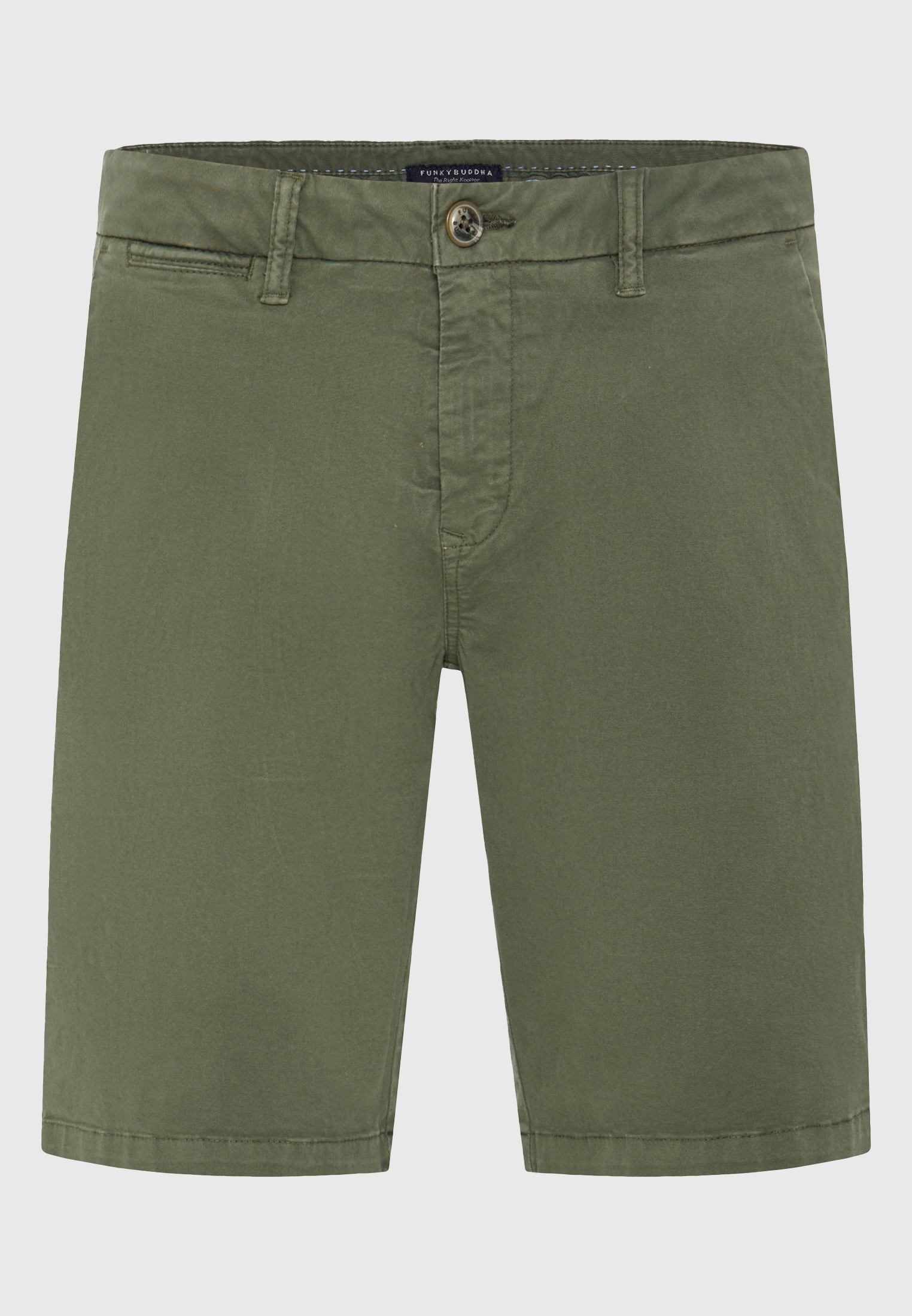 Ανδρικά ρούχα FunkyBuddha - ΣΗΜΑΝΤΙΚΟ: Σε περίπτωση διαφοράς τιμής από το κατάστημα ισχύει παντα και μόνο η τιμή του καταστήματος Ανδρική βερμούδα chino - The essentials