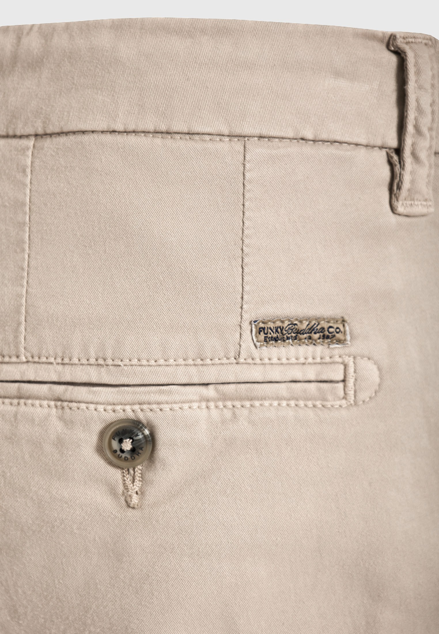 Men's Trousers Funky Buddha Beige