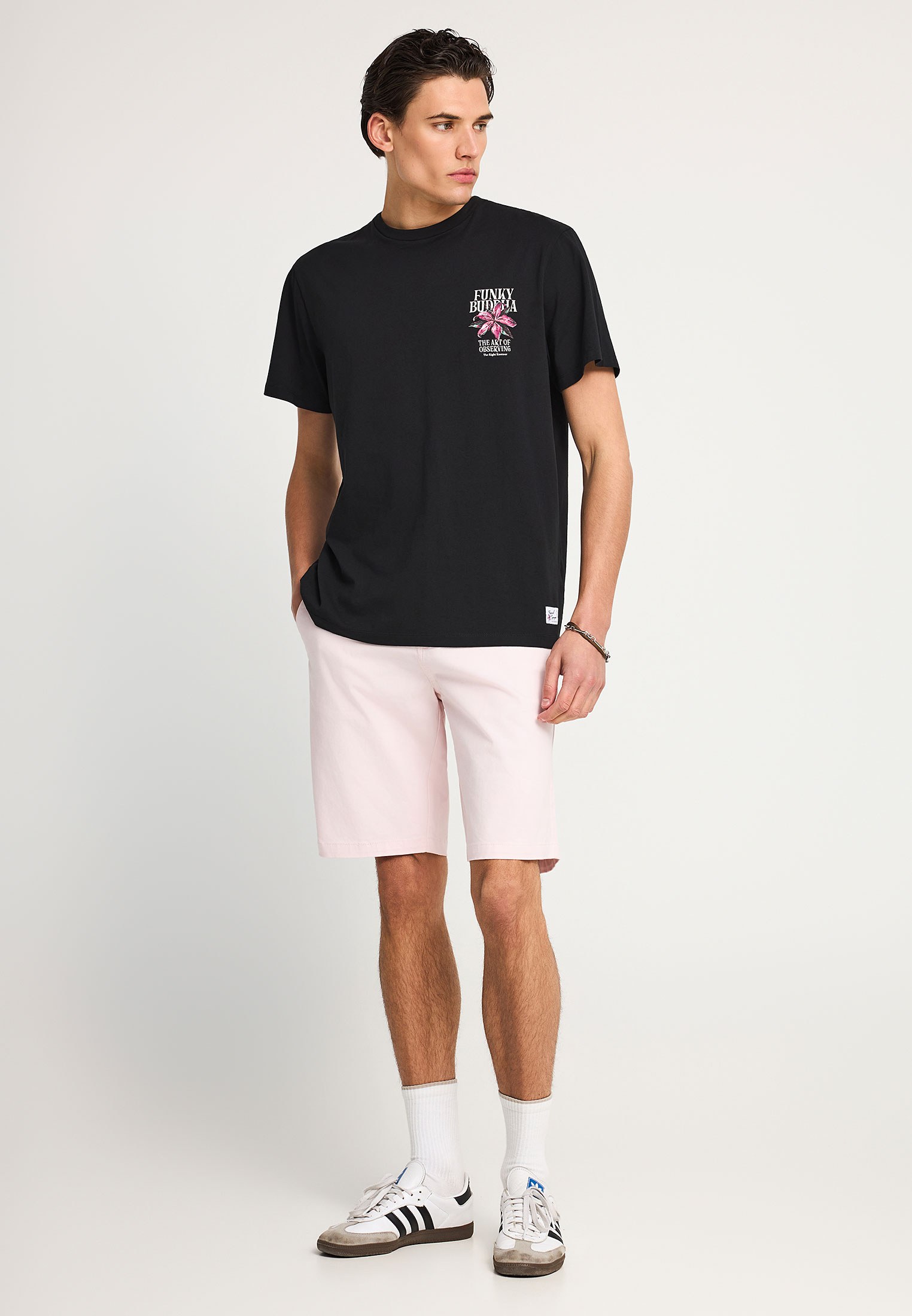 Men's Trousers Funky Buddha Pink