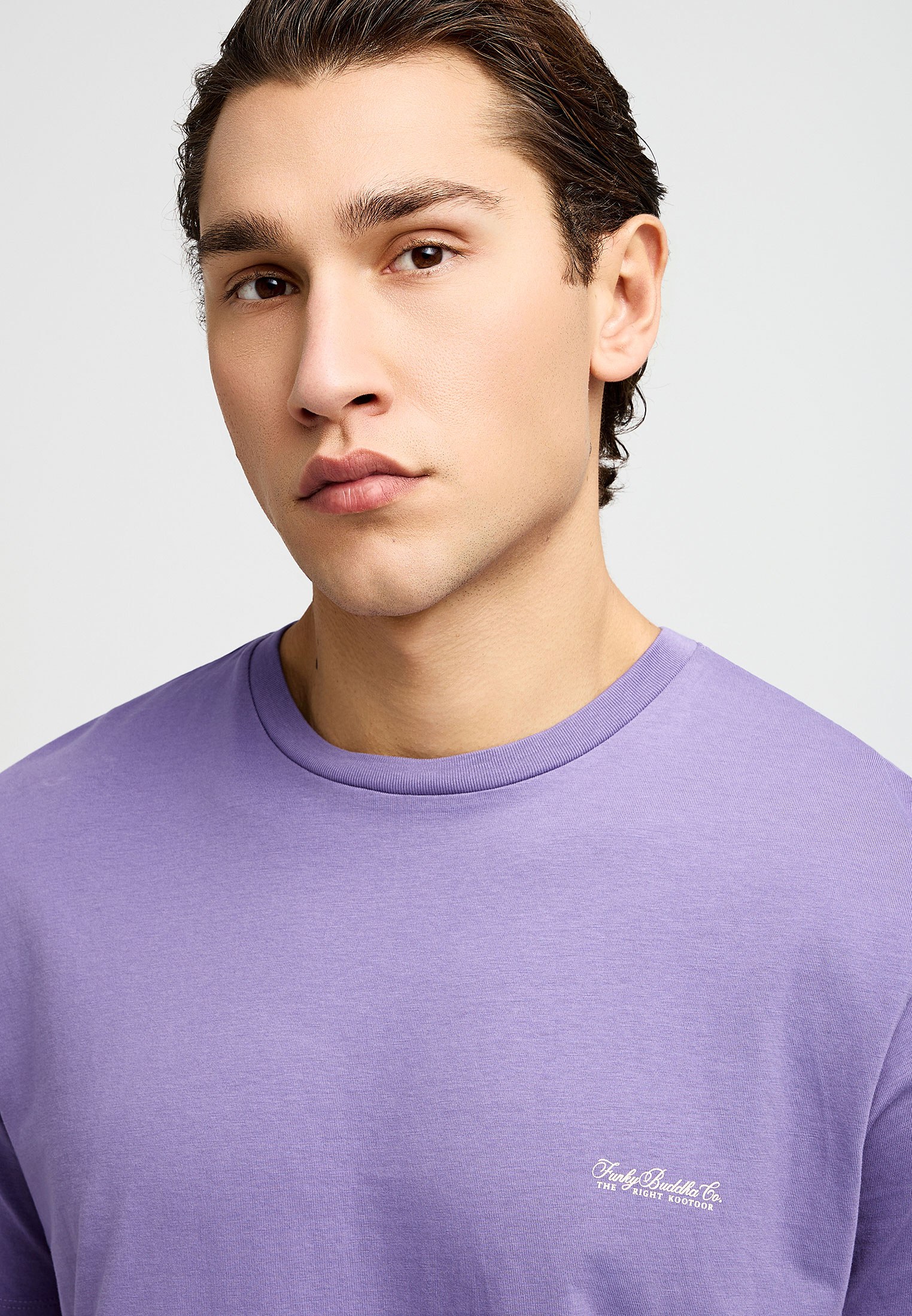 Men's T-Shirts Funky Buddha Purple