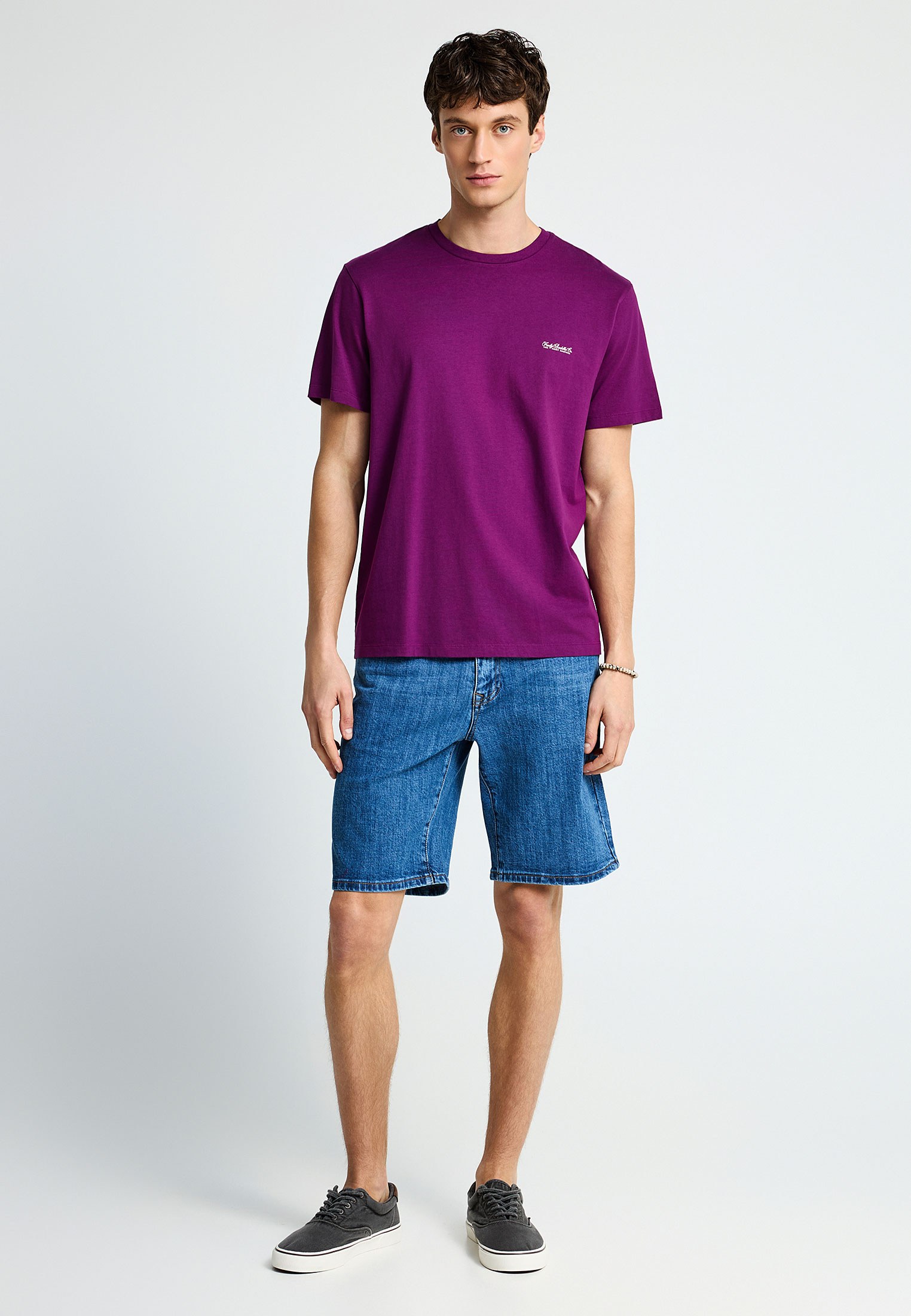 Men's T-Shirts Funky Buddha Purple