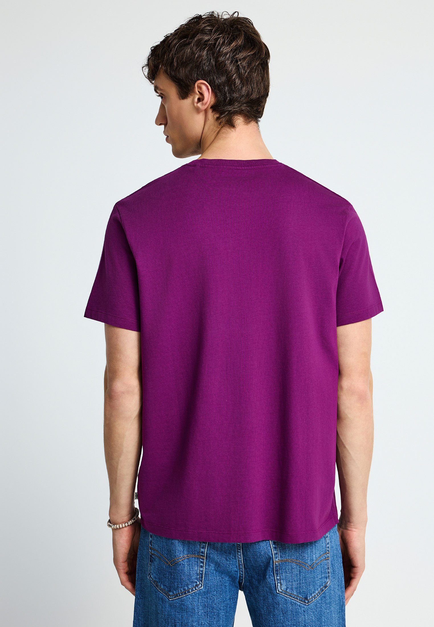 Men's T-Shirts Funky Buddha Purple