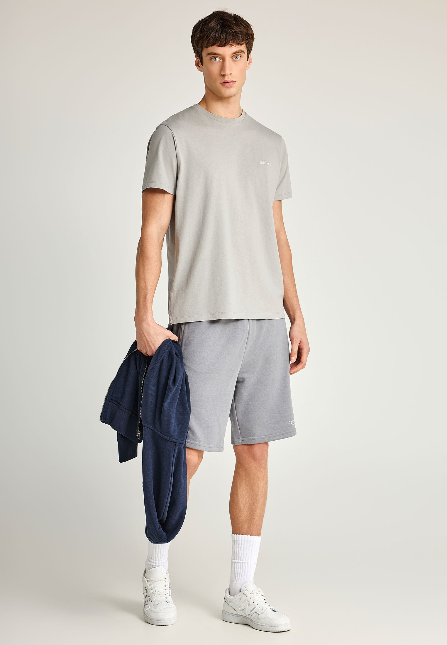 Men's T-Shirts Funky Buddha Gray