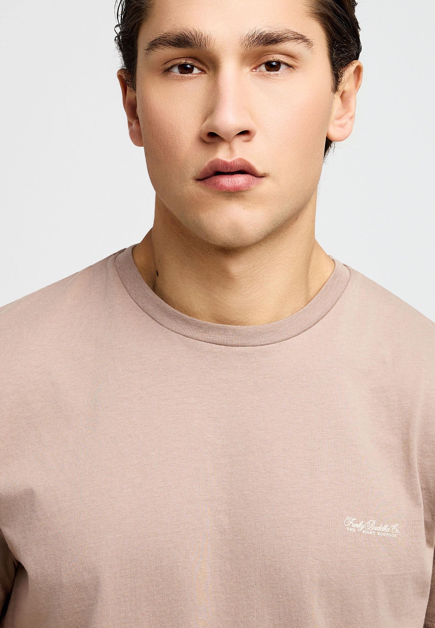 Men's T-Shirts Funky Buddha Brown