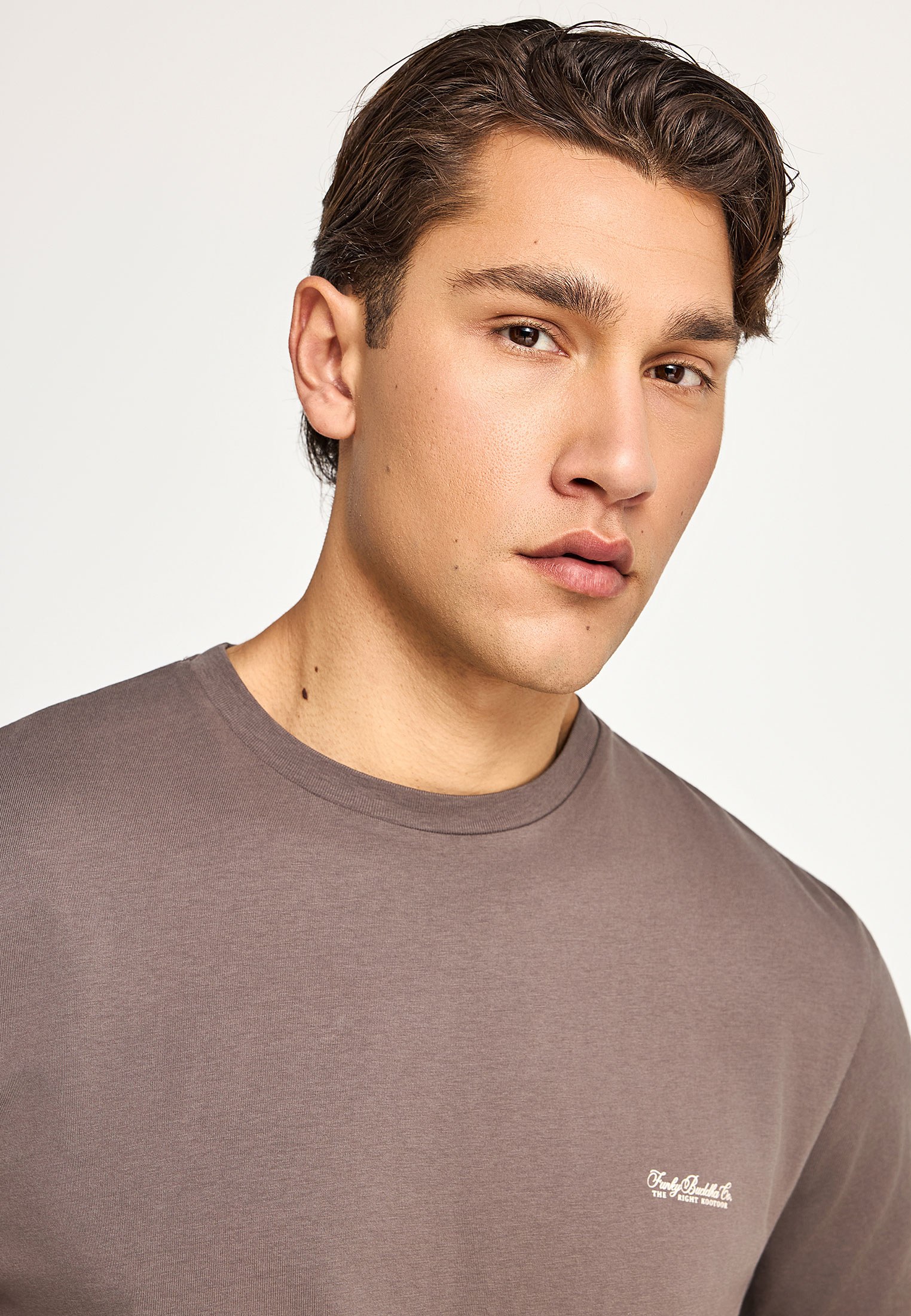 Men's T-Shirts Funky Buddha Beige