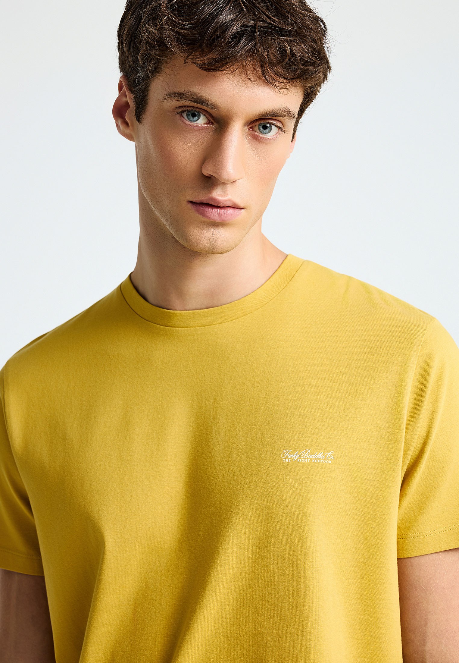 Men's T-Shirts Funky Buddha Yellow