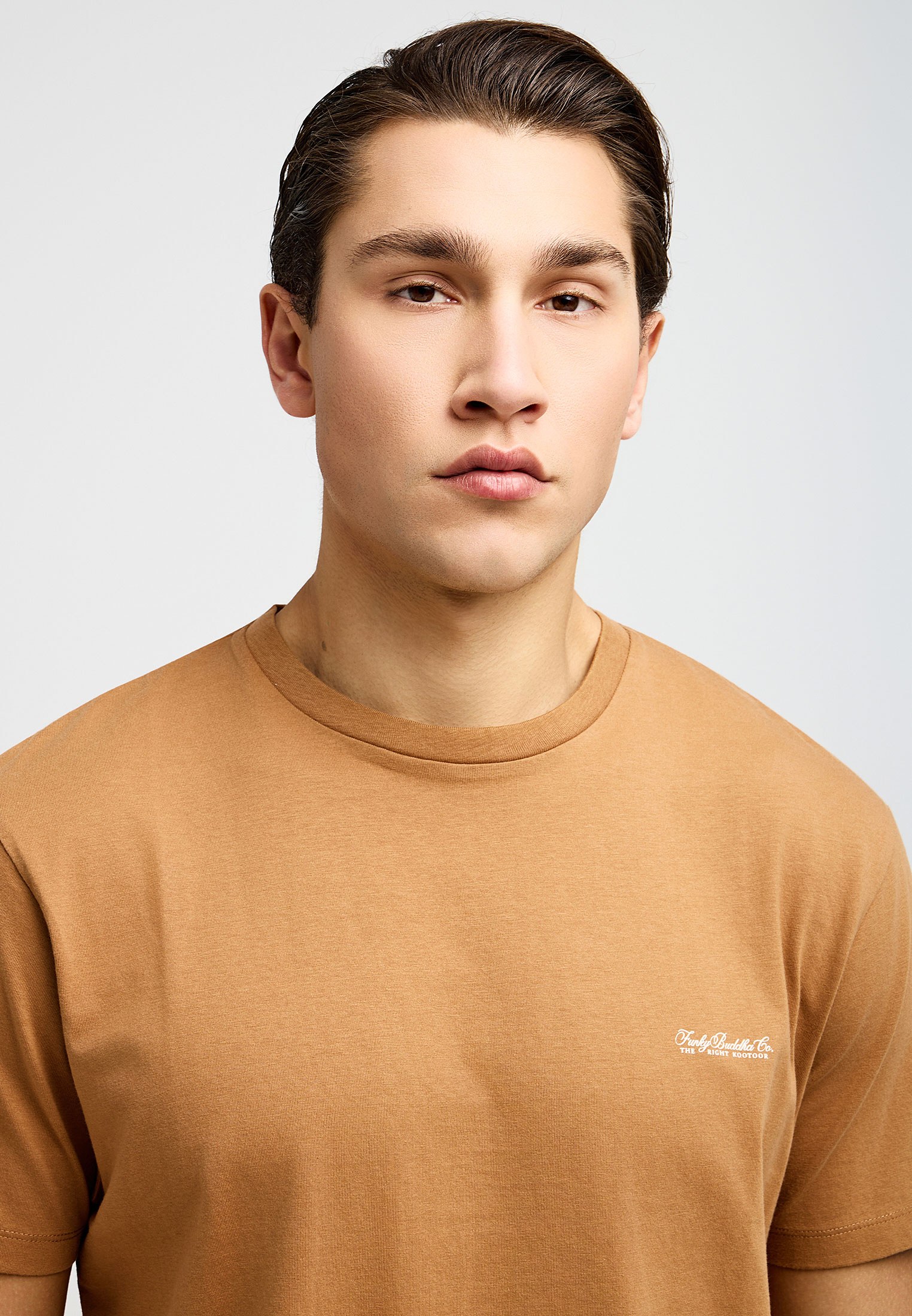 Men's T-Shirts Funky Buddha Brown