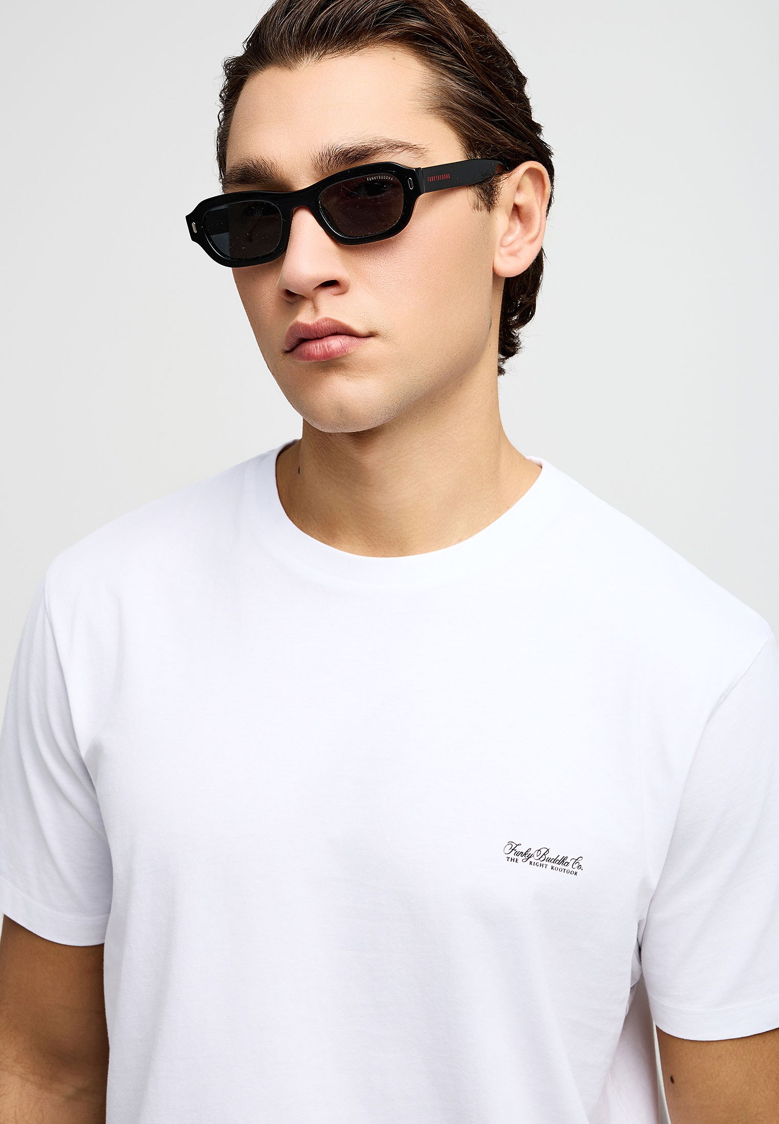 Men's T-Shirts Funky Buddha White