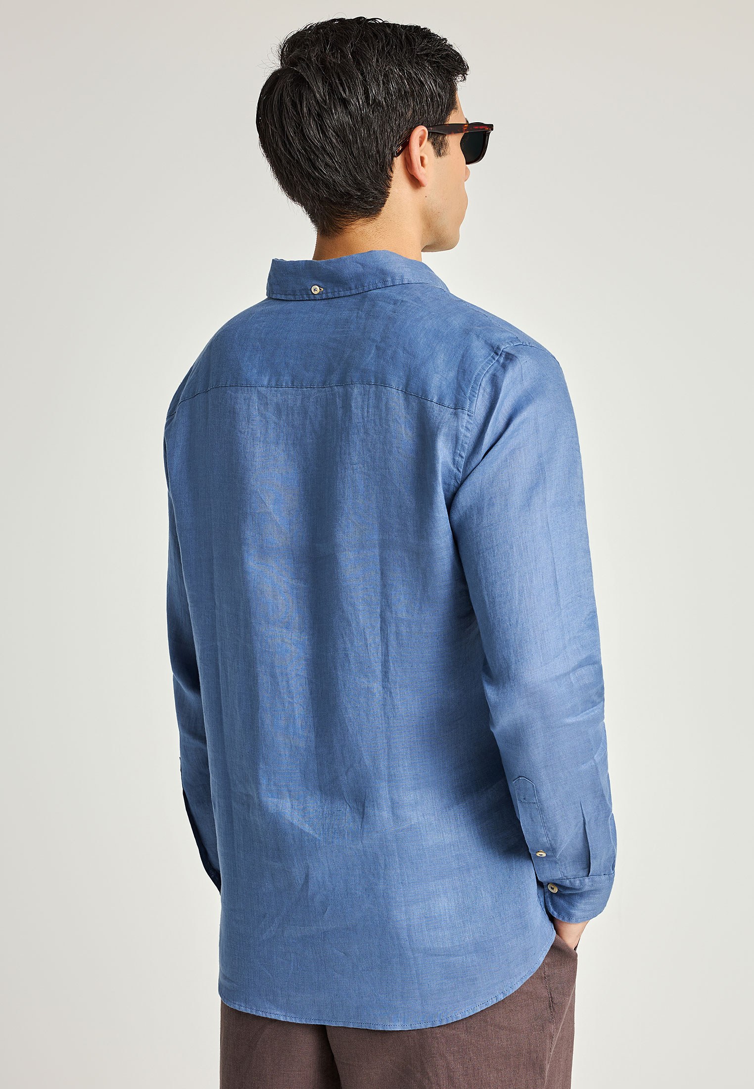 Men's Shirts Funky Buddha Blue