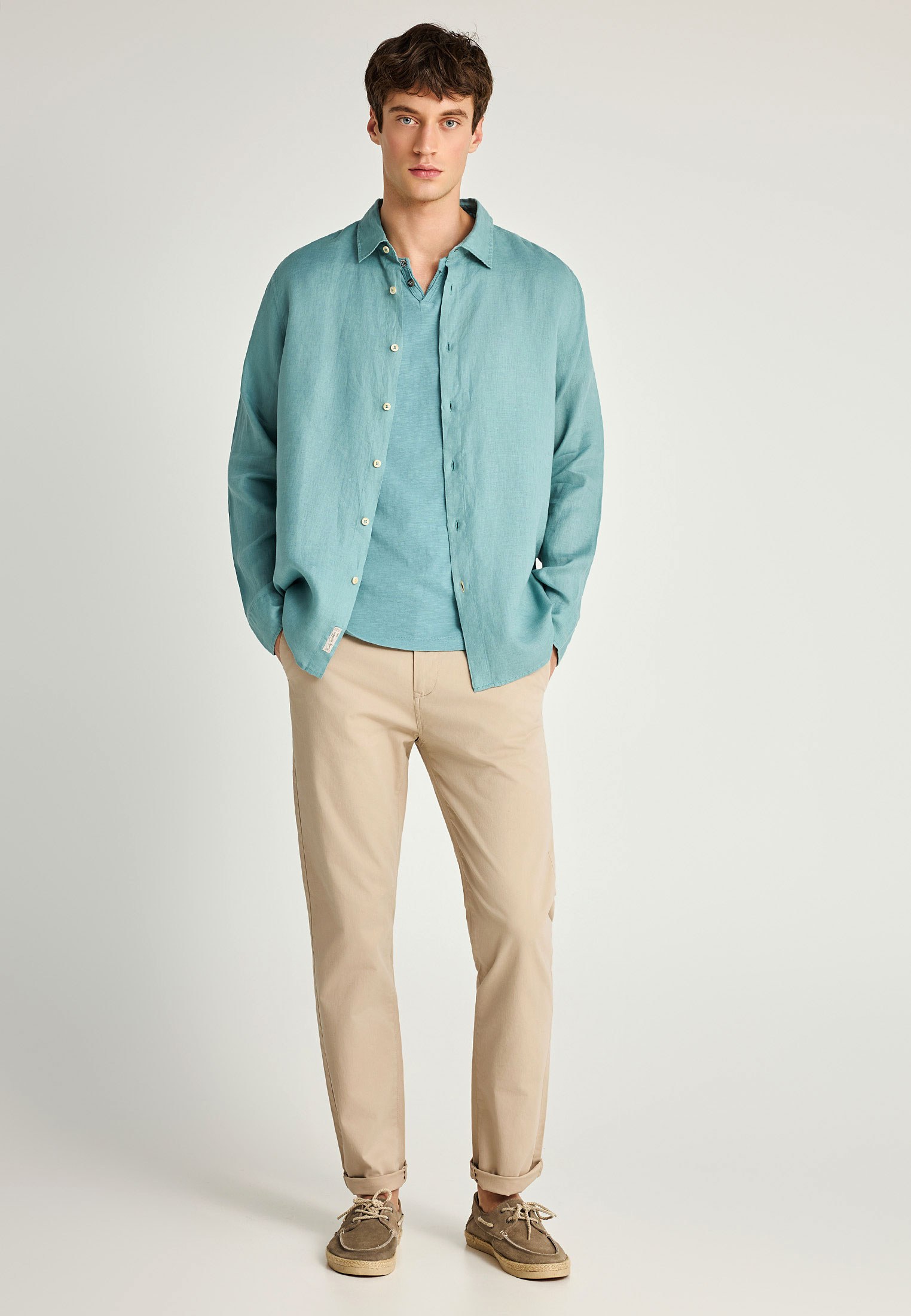 Men's Shirts Funky Buddha Blue