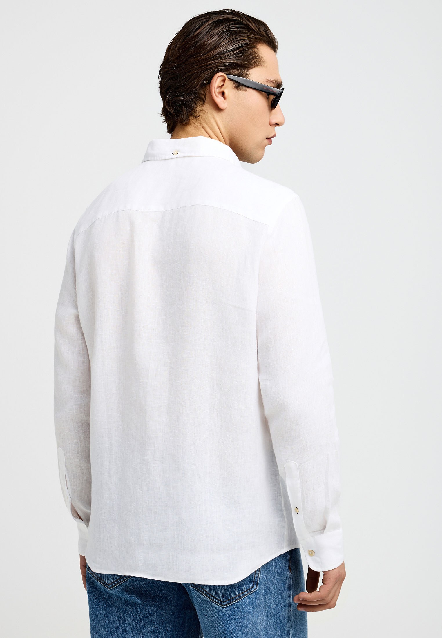 Men's Shirts Funky Buddha White