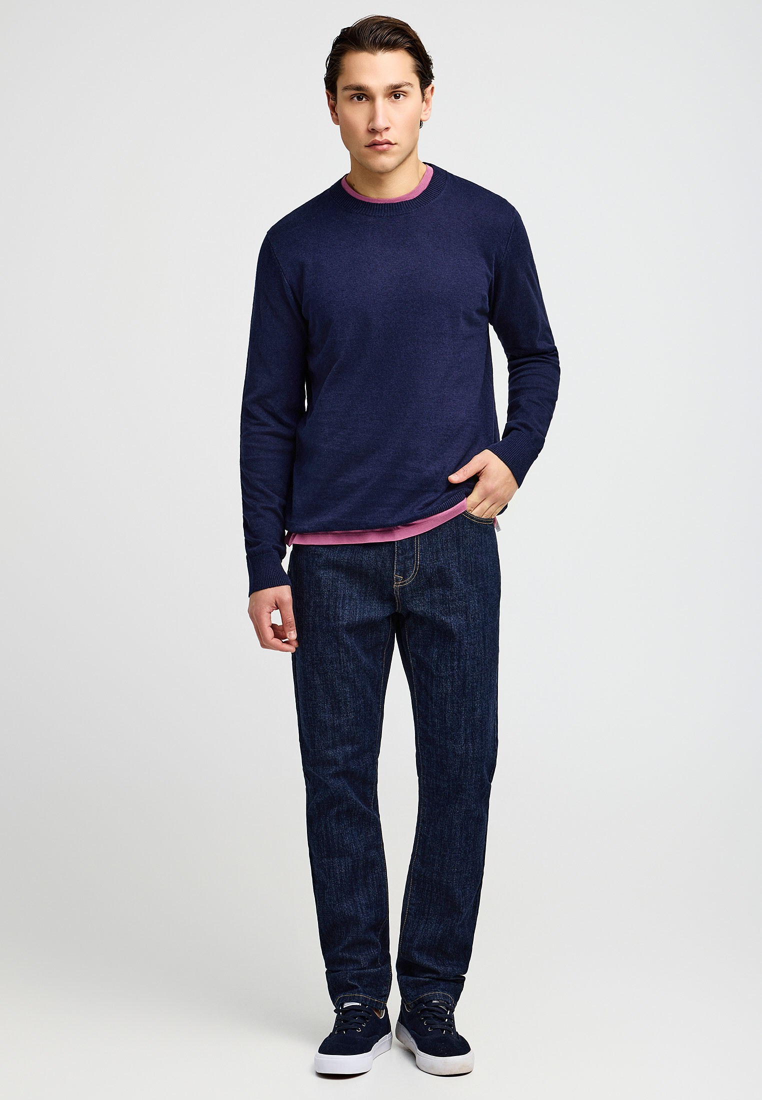 Men's Knitwear Funky Buddha Navy