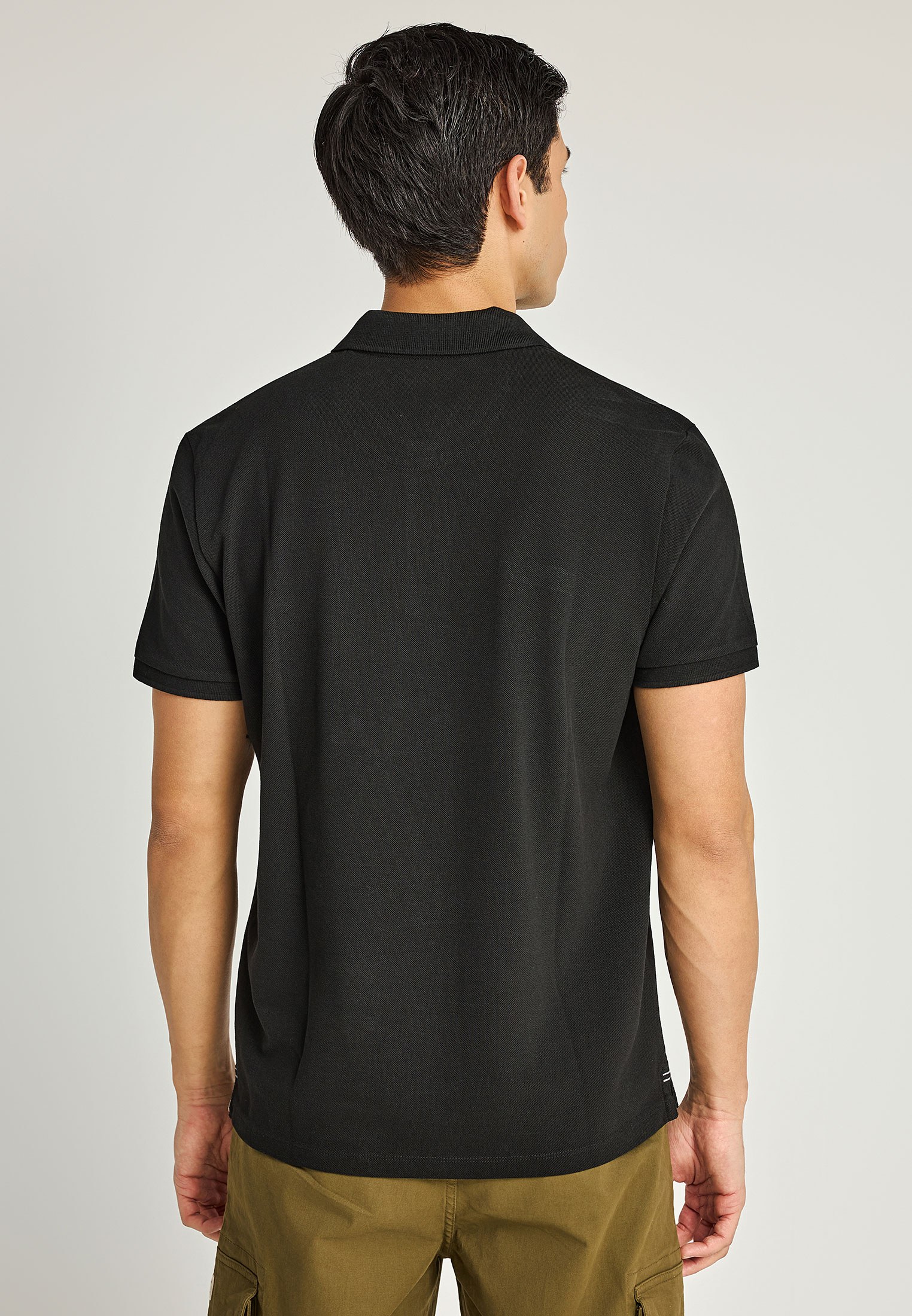 Men's Polo Shirts Funky Buddha Black