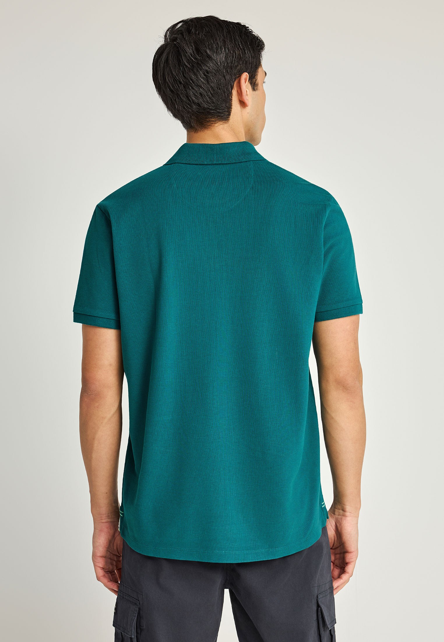 Men's Polo Shirts Funky Buddha Green