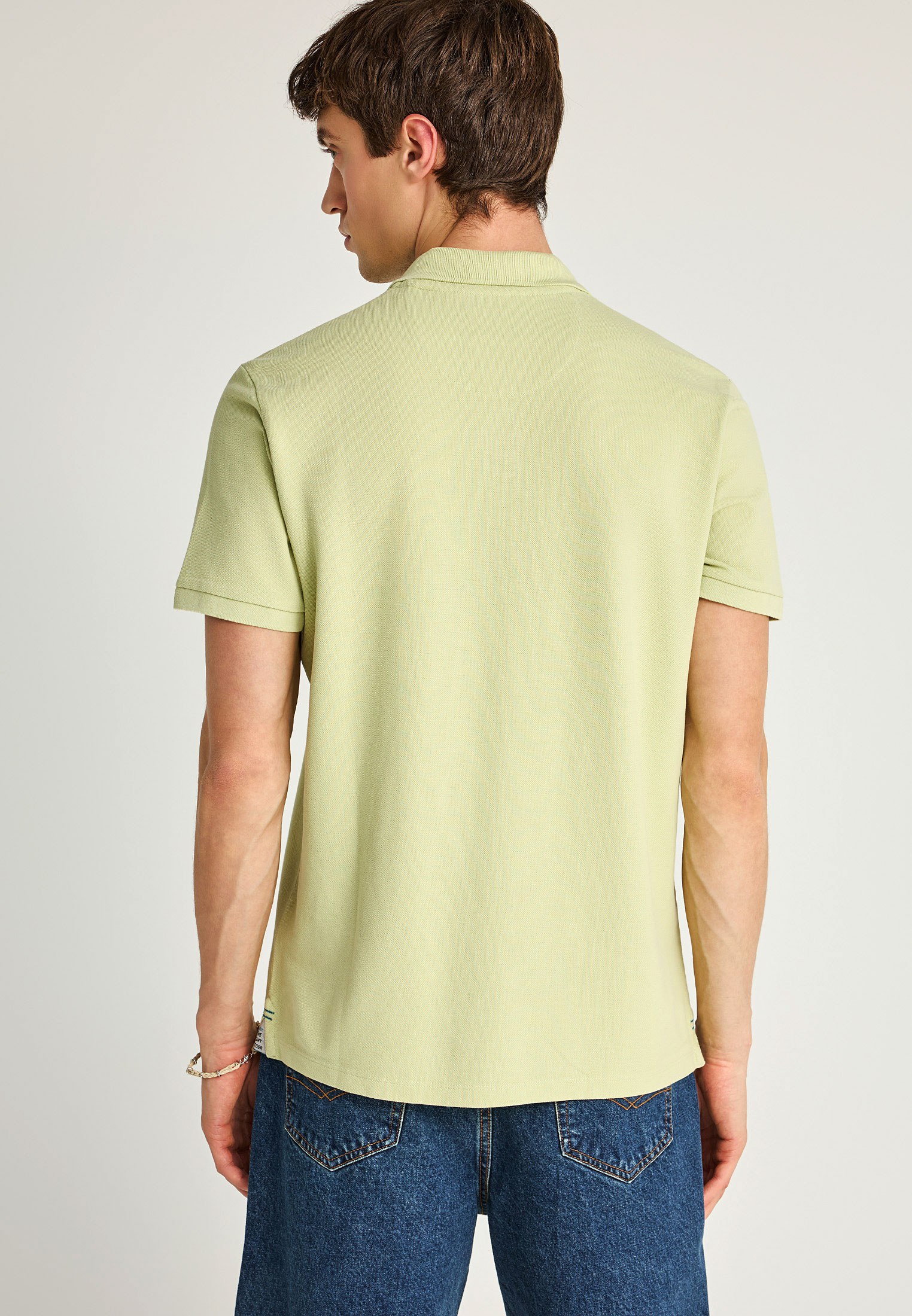 Men's Polo Shirts Funky Buddha Green